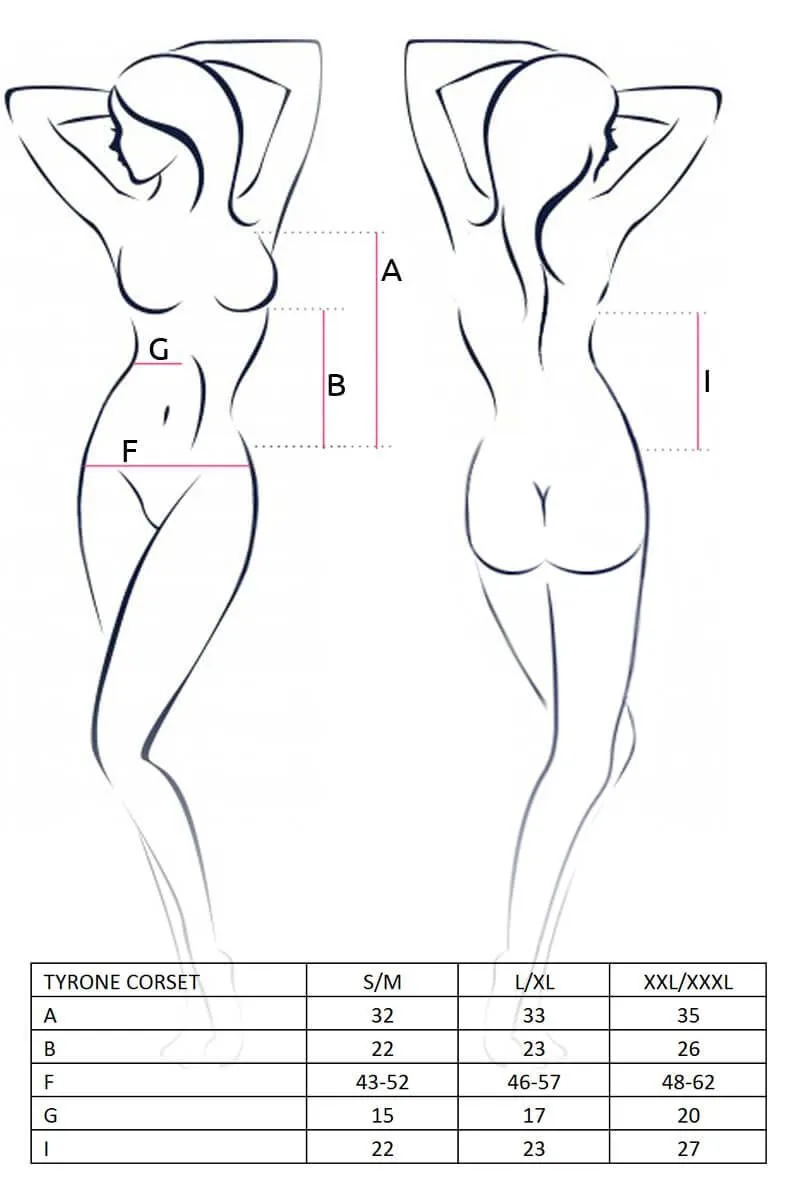 Эротическое корсет lapin rose tyrone черный, s-m в Симферополе