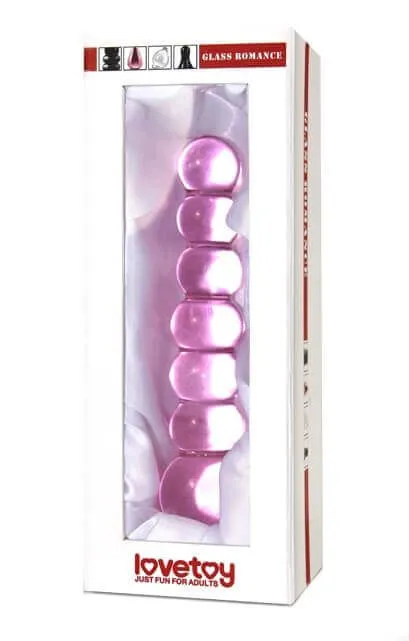 стимулятор фигурный lovetoy glass romance 09, розовый в Симферополе