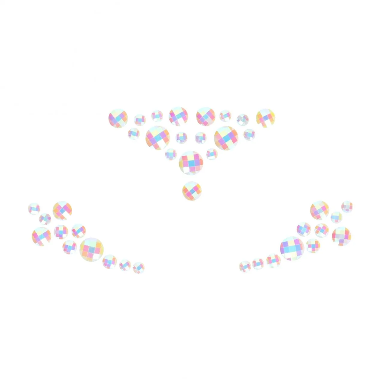 декоративное украшение (камни) на клеевой основе body jewelry stickers - face - glow in the dark - o в Симферополе