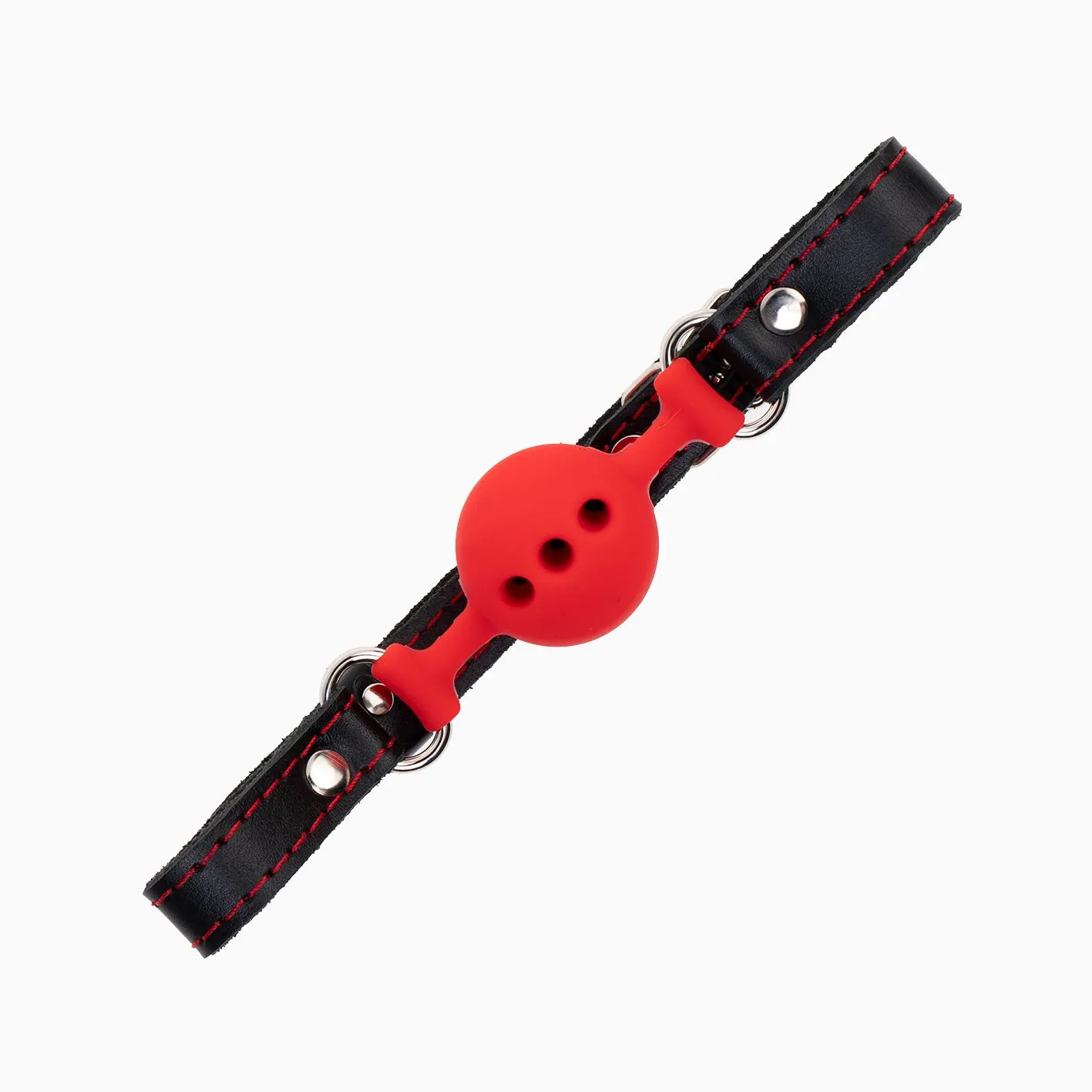 кляп pink rabbit с красным силиконовым шариком (красная строчка) в Симферополе