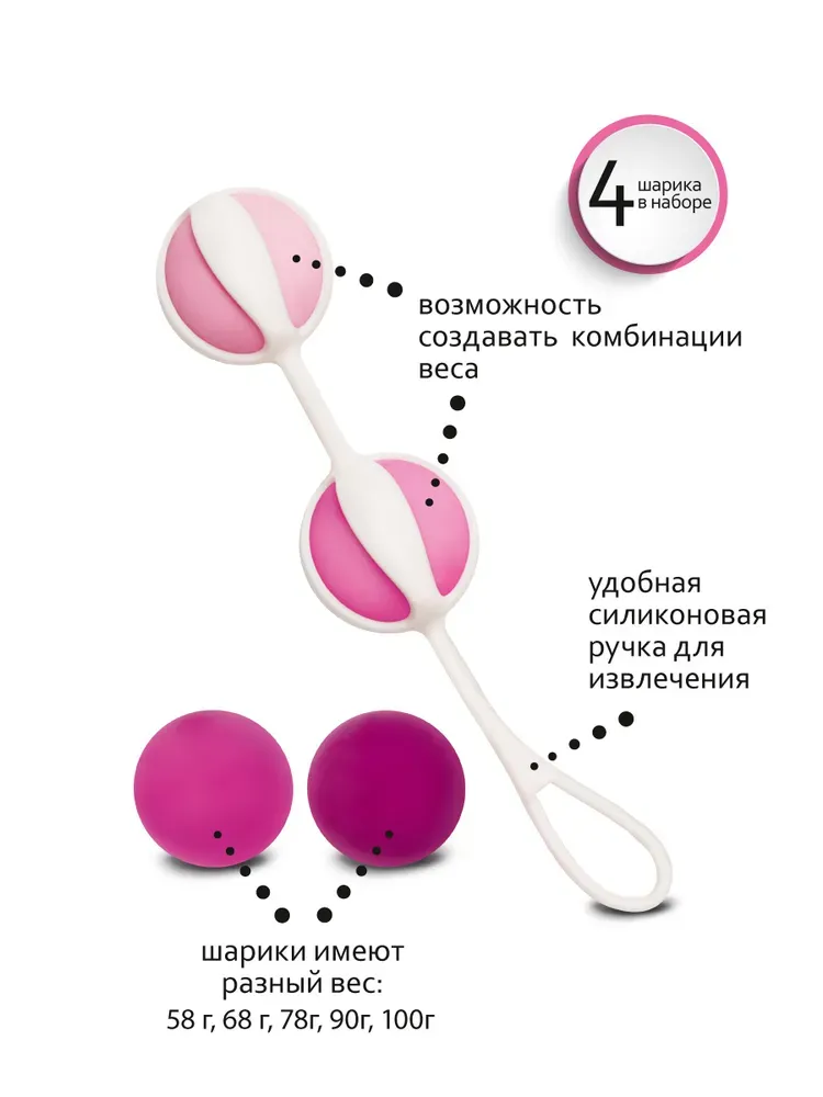 вагинальные шарики geisha balls 2  ft london (ex fun toys) в Симферополе