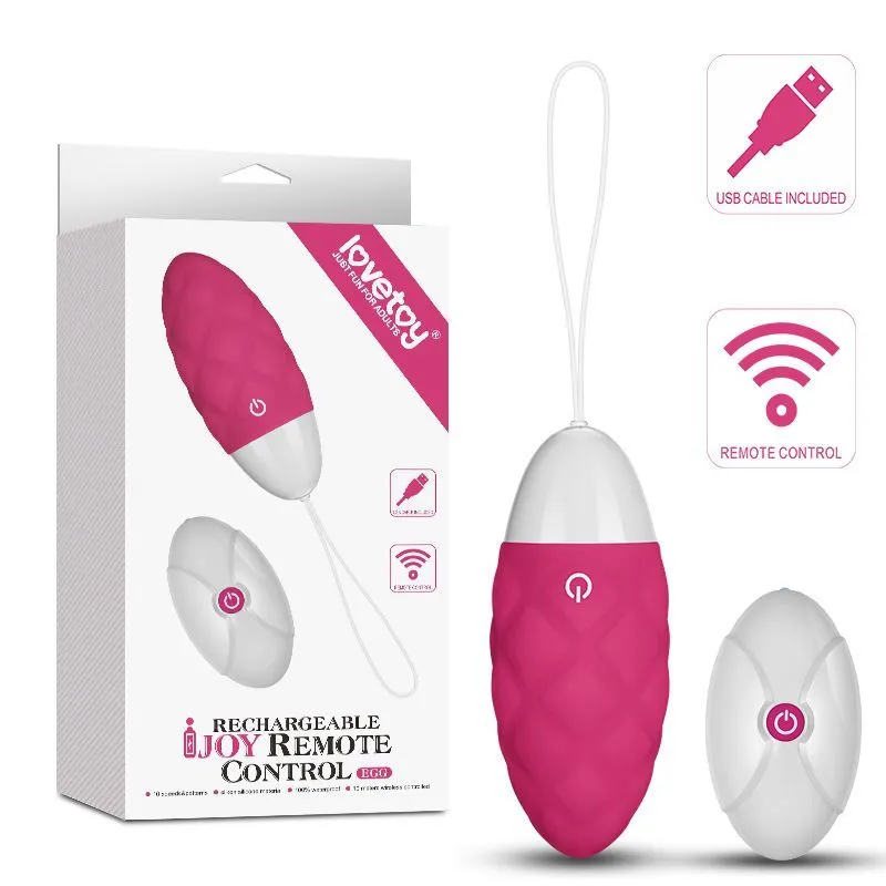 виброяйцо lovetoy ijoy rechargeable egg, розовое в Симферополе