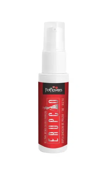 Жидкий вибратор ERUPTION с согревающе-покалывающим эффектом и вибрацией.