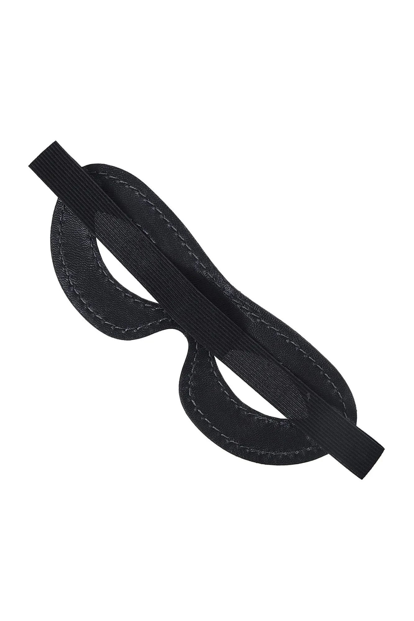 маска pecado bdsm, открытая овальная, натуральная кожа, черная в Симферополе