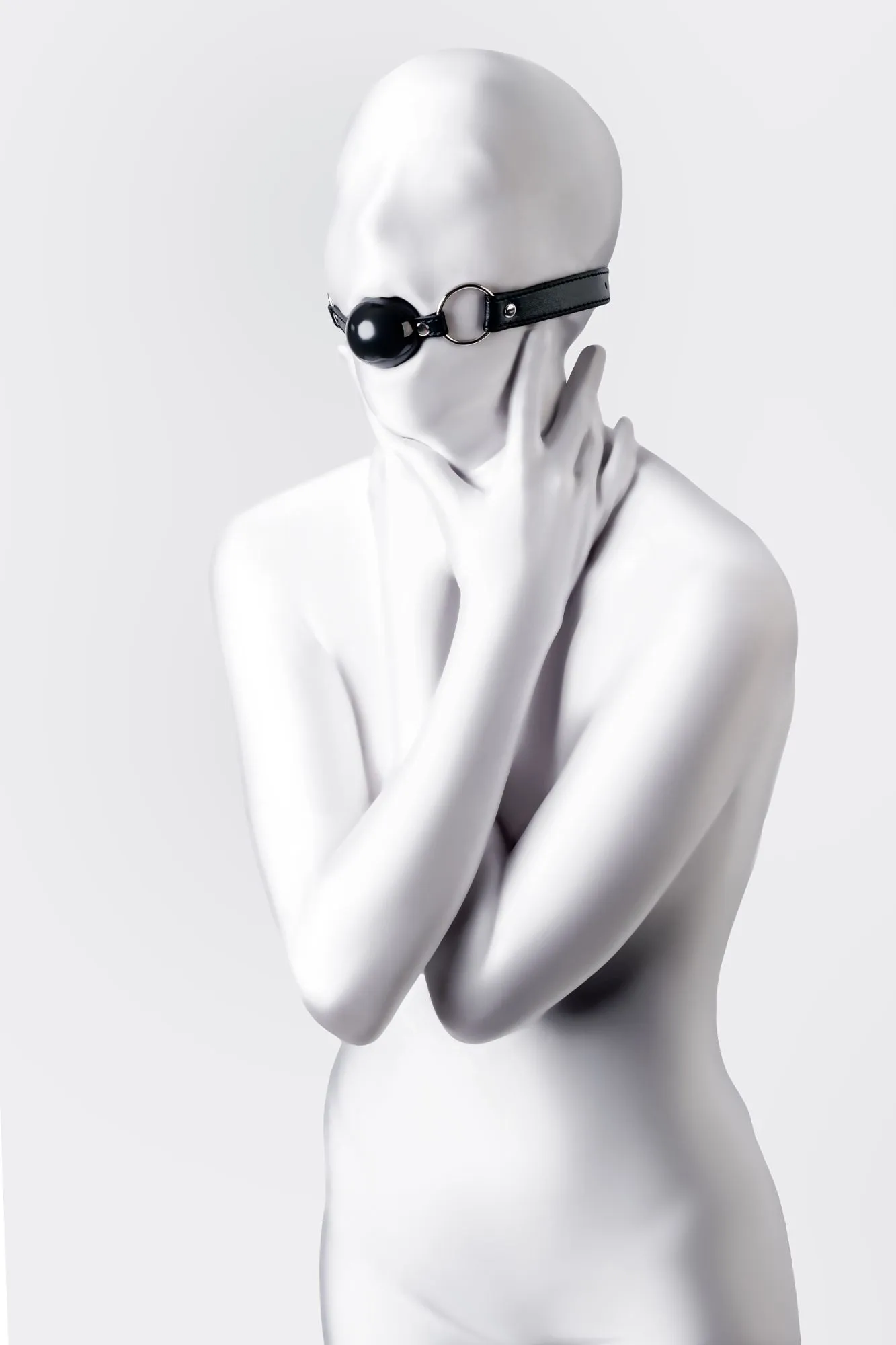 кляп anonymo #0304, tpr, черный, 64 см в Симферополе