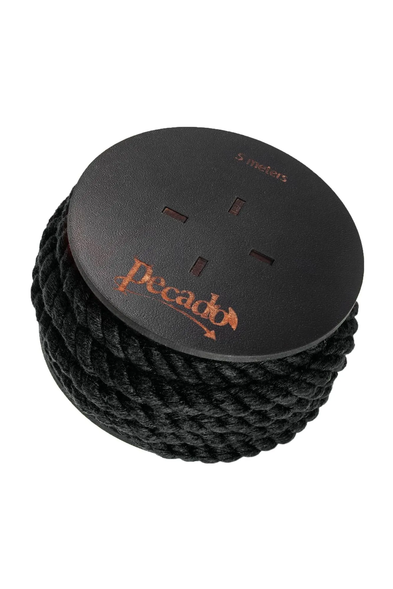 веревка для шибари pecado bdsm, на катушке, хлопок, черная, 5 м в Симферополе