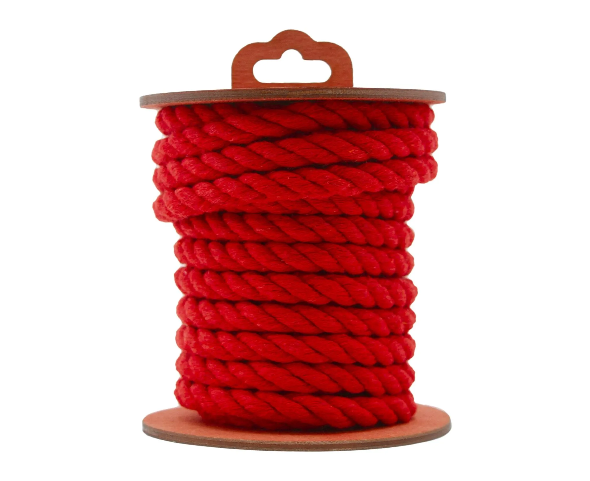 хлопковая веревка для шибари, на катушке красная, 5 м в Симферополе