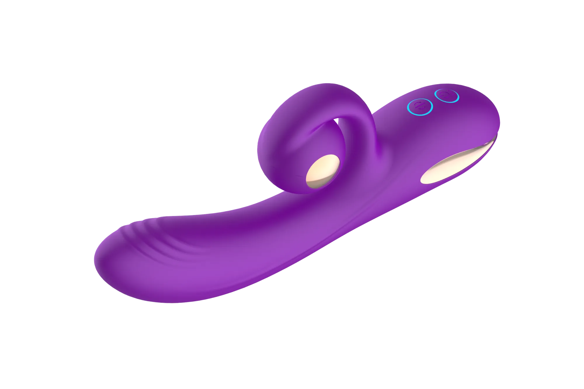 силиконовый вибратор-кролик с функцией вращения sw3052-purple в Симферополе