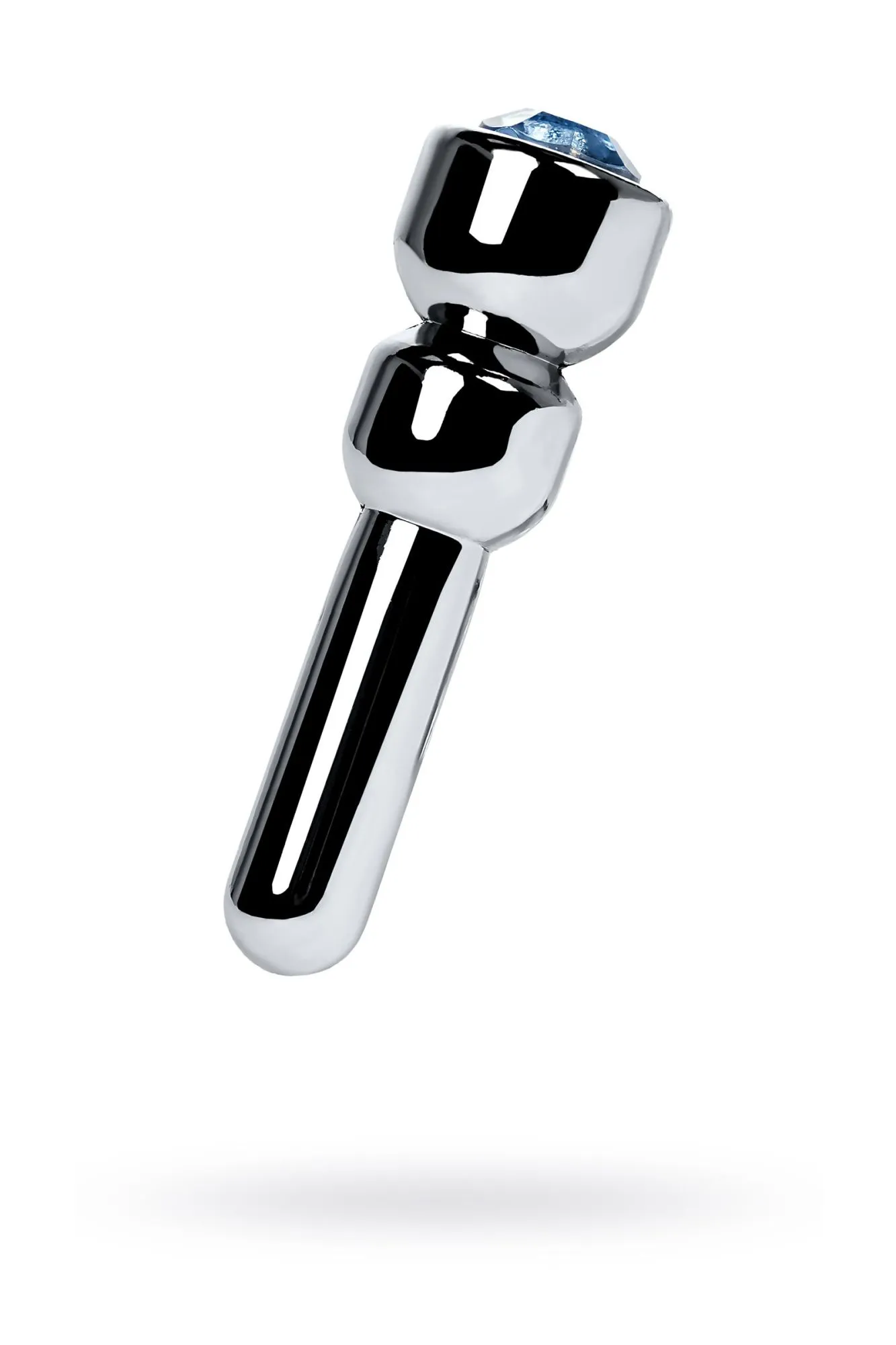 уретральный плаг со стразом малый, toyfa metal, серебряный в Симферополе