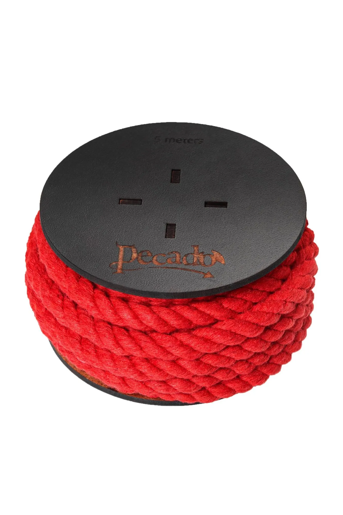 веревка для шибари pecado bdsm, на катушке, хлопок, красная, 5 м в Симферополе