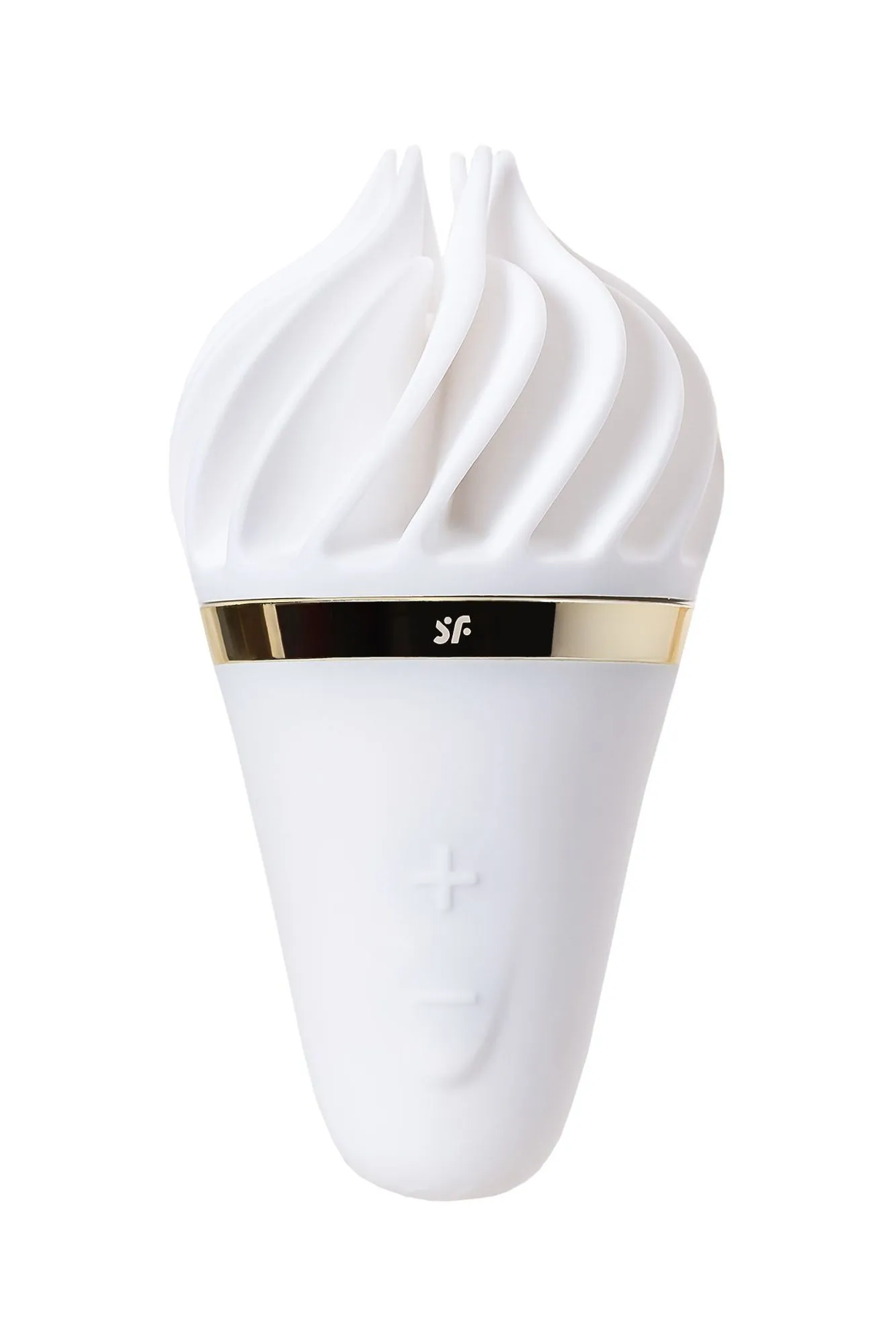 вибромассажер satisfyer layons sweet treat, силикон, белый, 10,4 см. в Симферополе