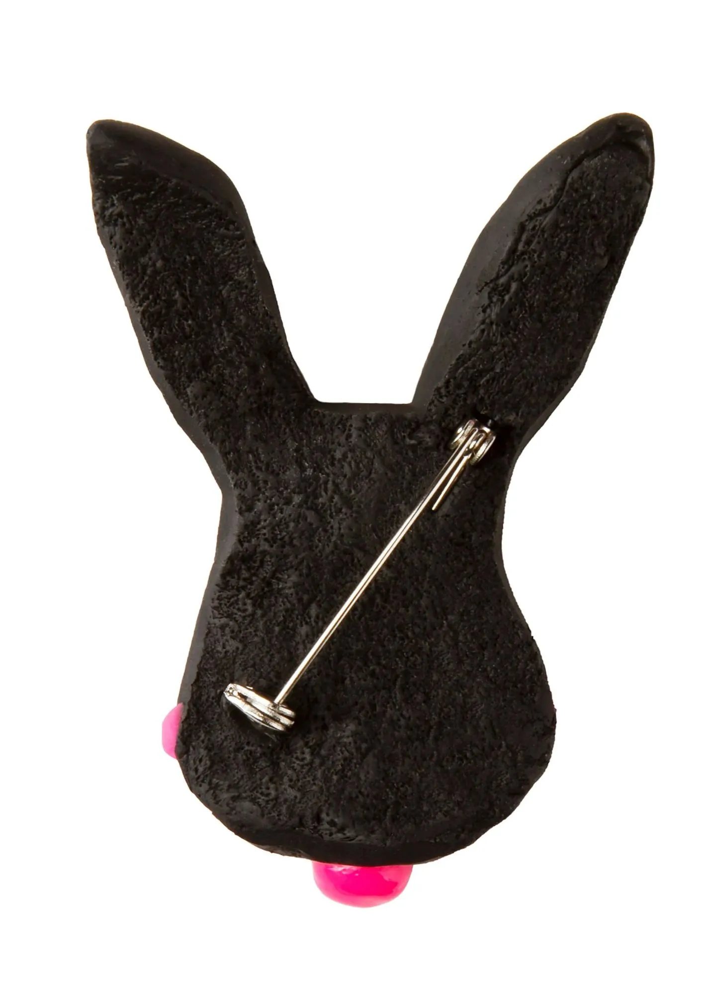 брошь черный кролик с розовым кляпом на булавке в Симферополе