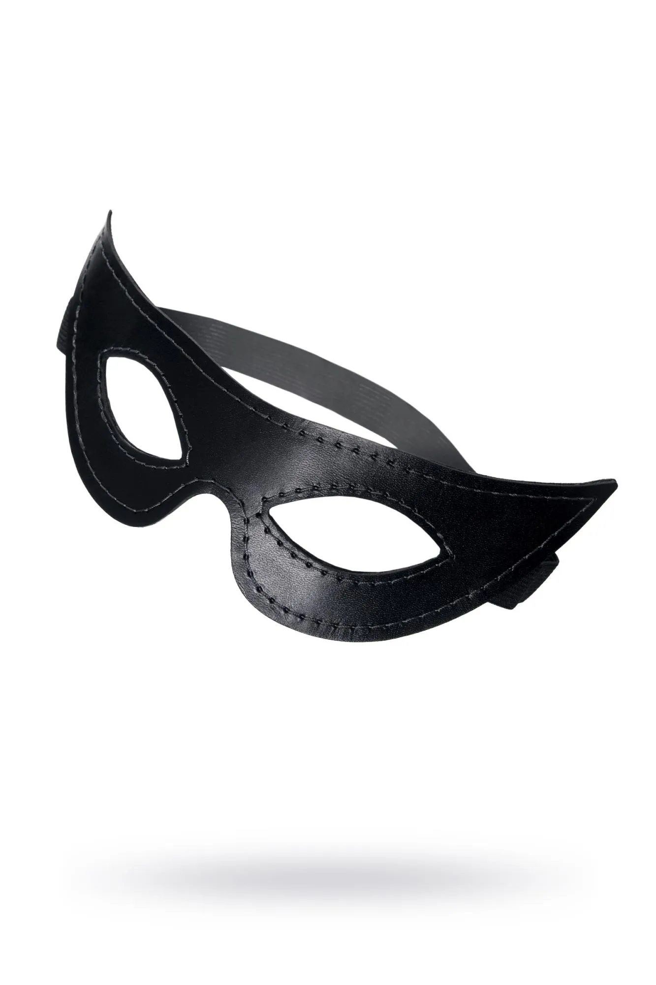 маска pecado bdsm, открытая острая, натуральная кожа, черная в Симферополе