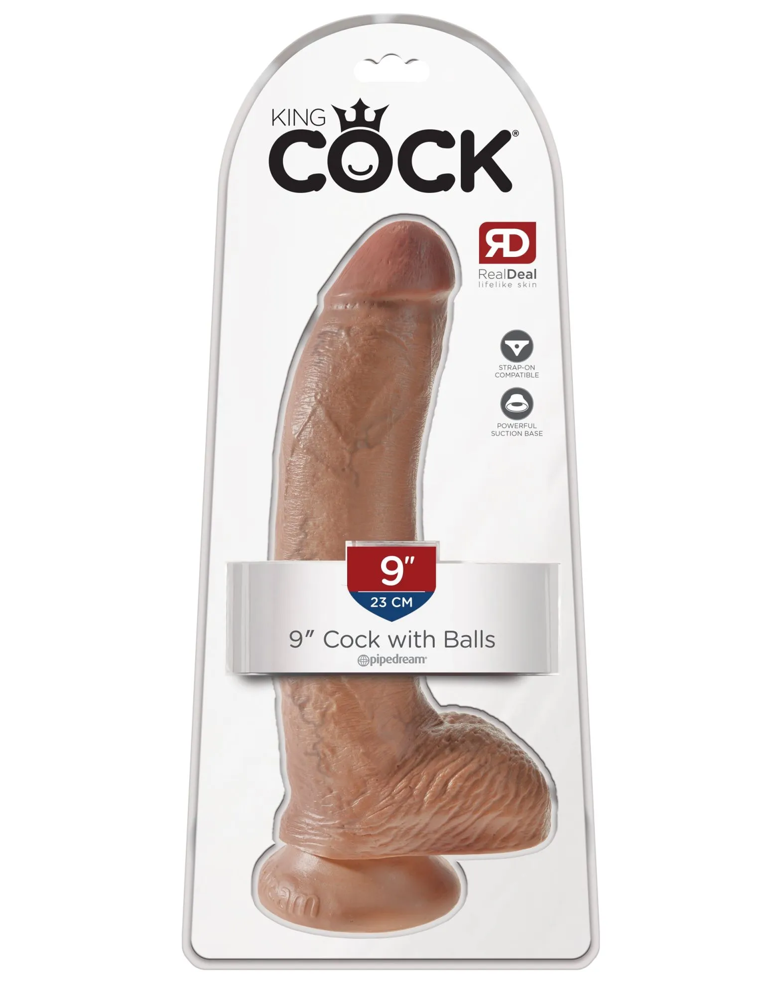 фаллоимитатор king cock 9" cock with balls - tan pipedream 550822pd в Симферополе