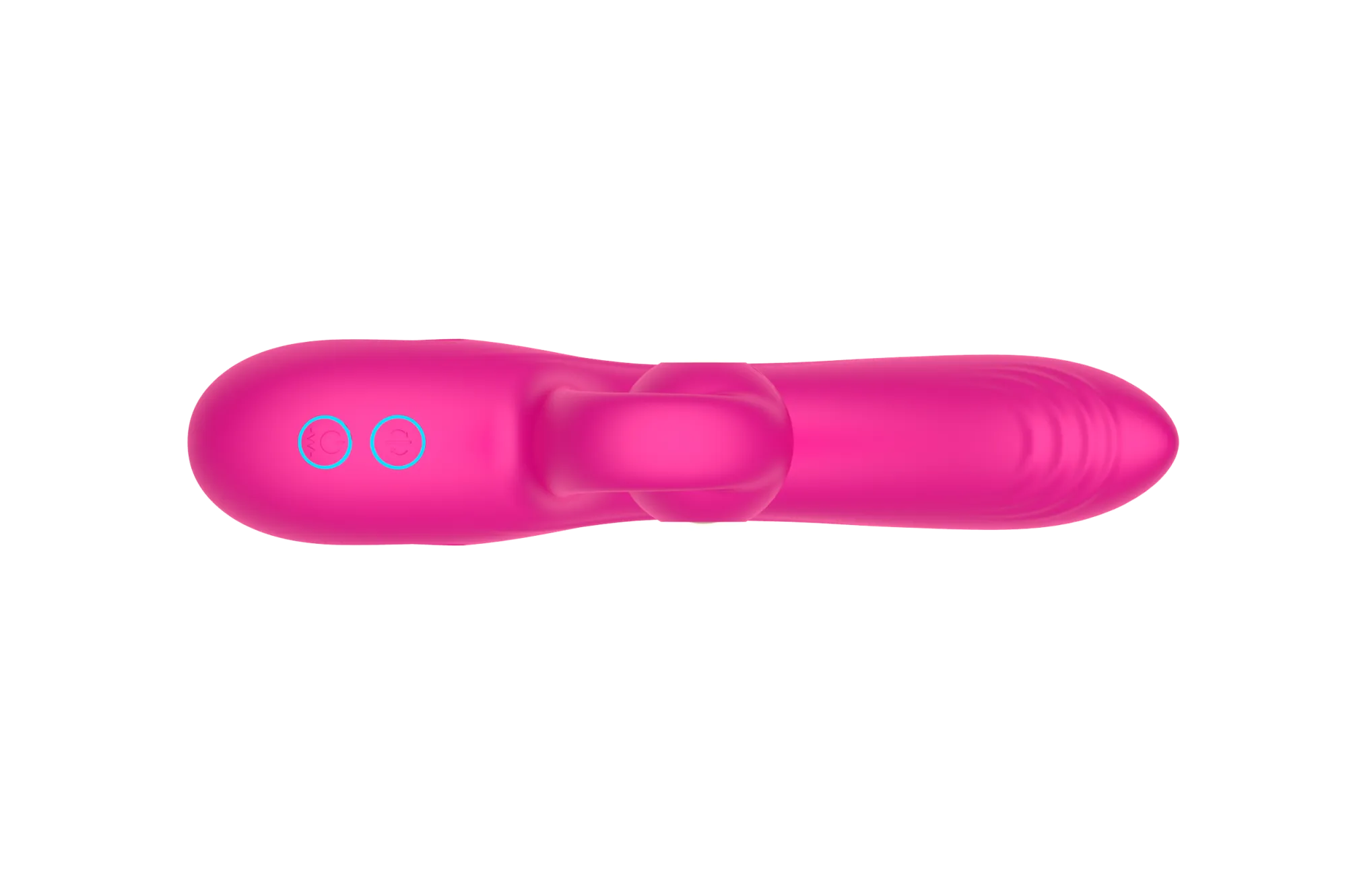 силиконовый вибратор-кролик с функцией вращения sw3052-hot-pink в Симферополе