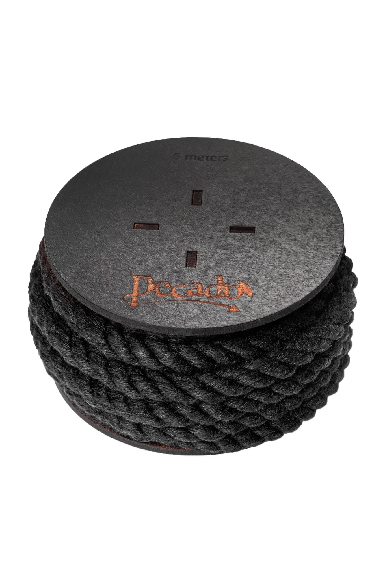 веревка для шибари pecado bdsm, на катушке, хлопок, черная, 5 м в Симферополе