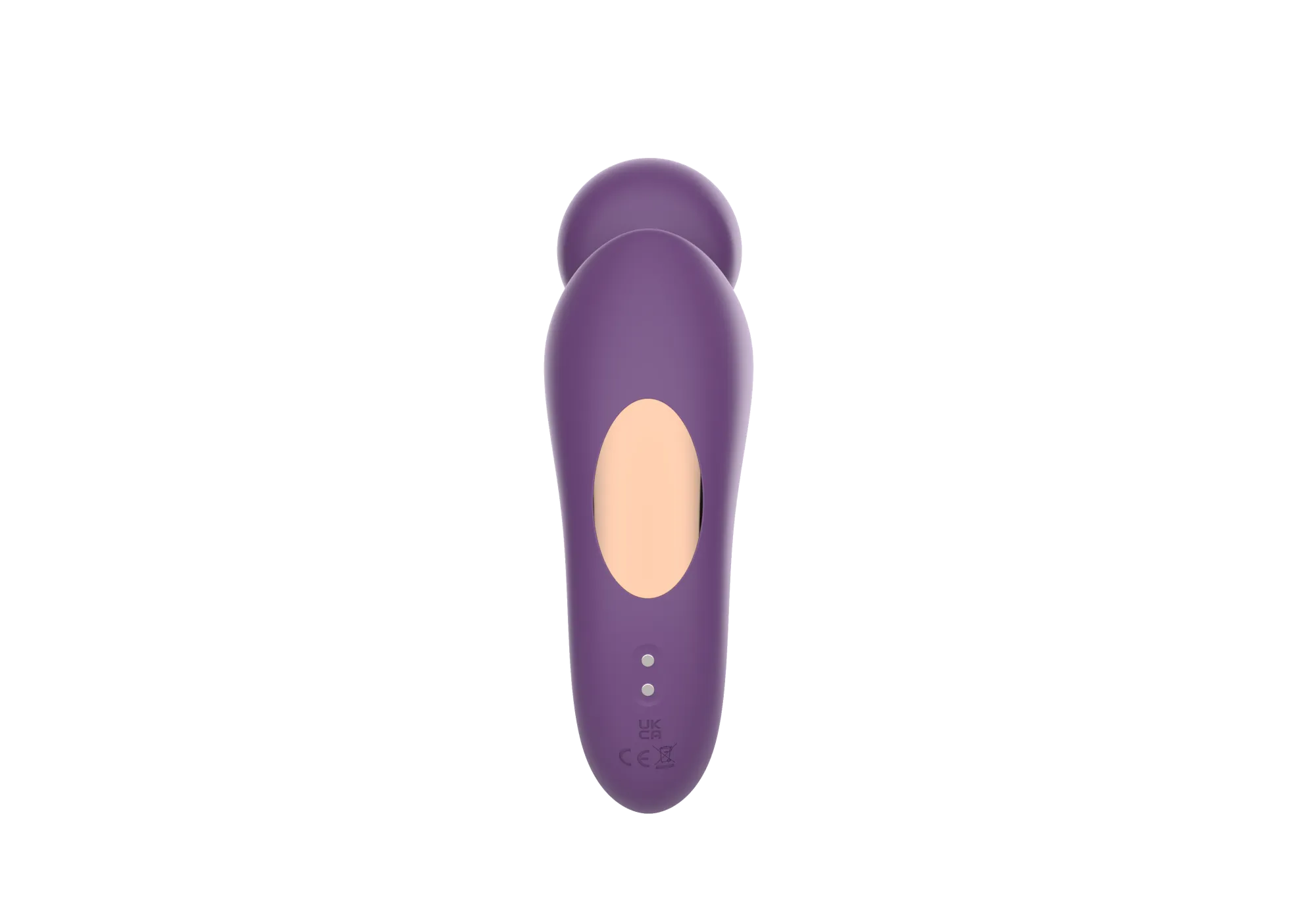 вибратор- вонд с изогнутым корпусом secwell sw24125-purple в Симферополе