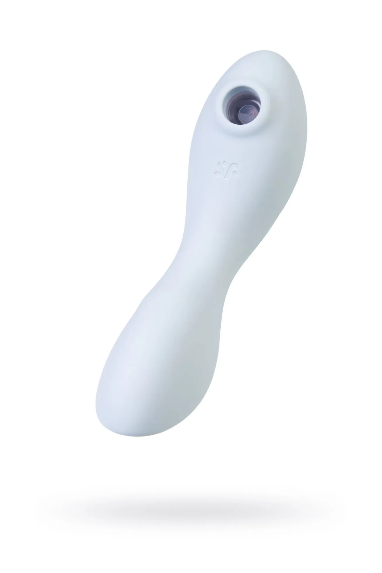 вакуумный стимулятор клитора satisfyer curvy trinity 5+, голубой в Симферополе