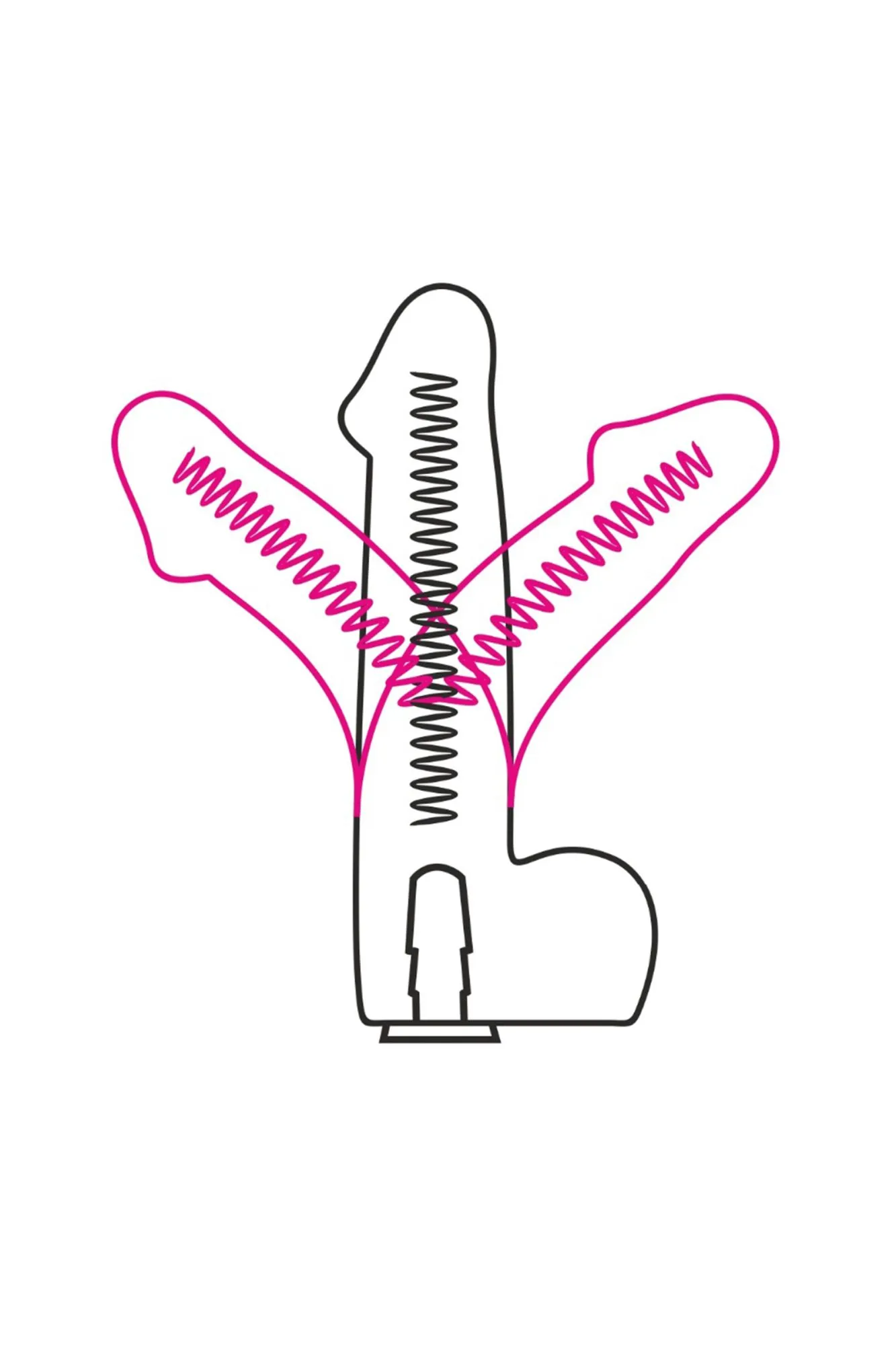 фаллоимитатор неоскин на присоске flex & fix sistem lovetoy, tpr, телесный, 21 см в Симферополе