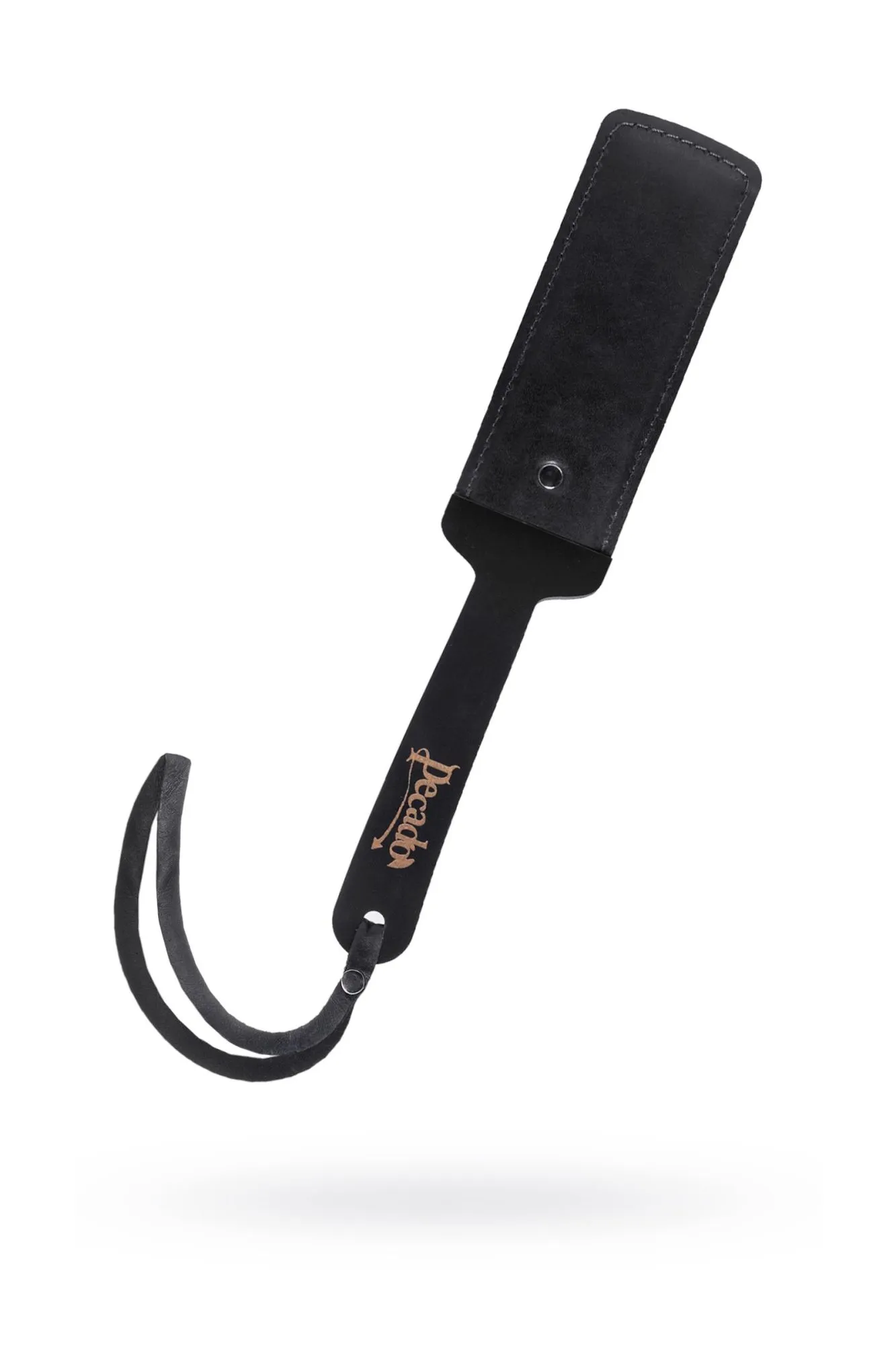 паддл pecado bdsm, твердый, натуральная кожа и дерево, черный в Симферополе