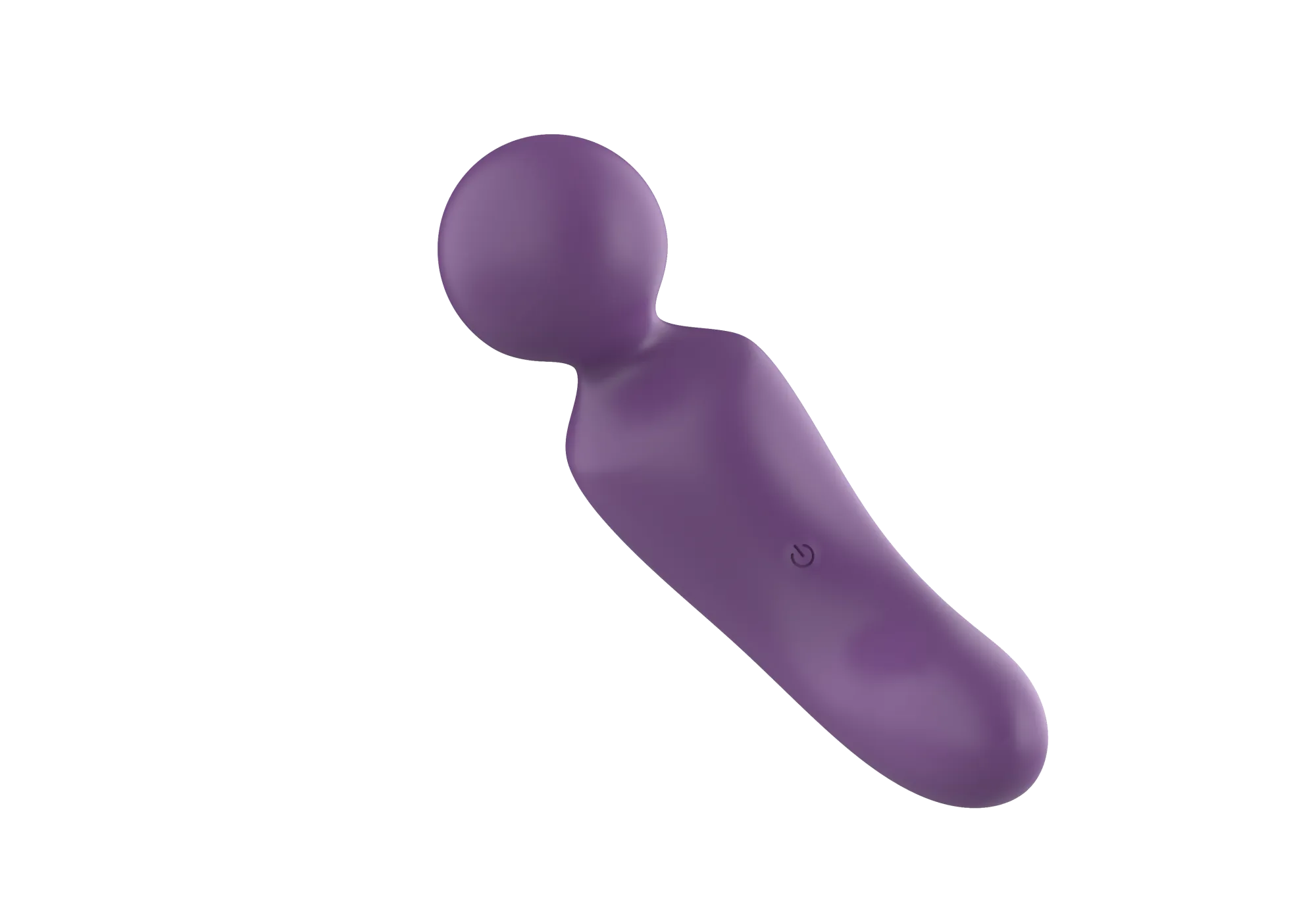 вибратор- вонд с изогнутым корпусом secwell sw24125-purple в Симферополе