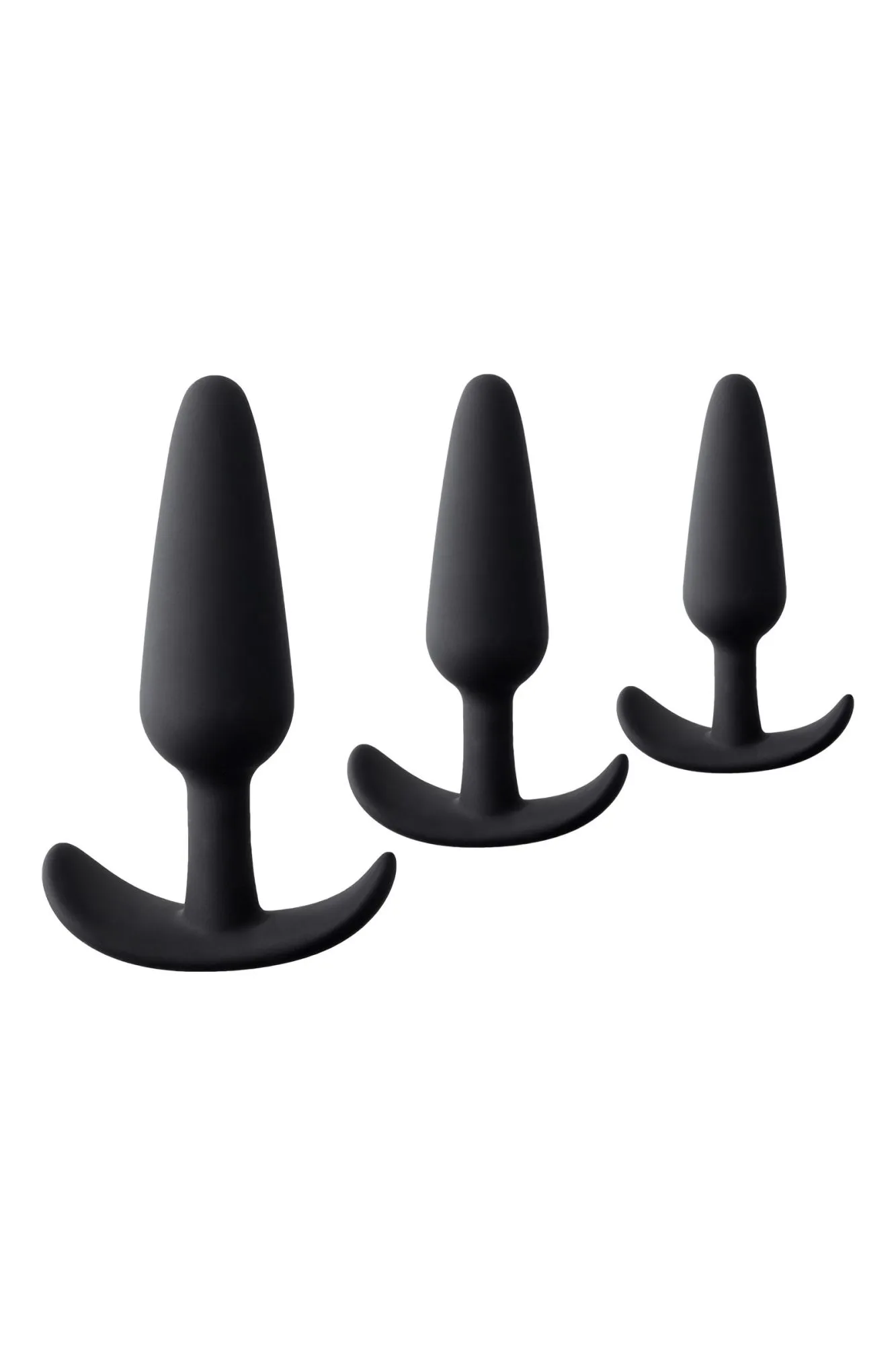 набор анальных втулок toyfa popo pleasure eridani, силикон, черный, 3 шт. в Симферополе