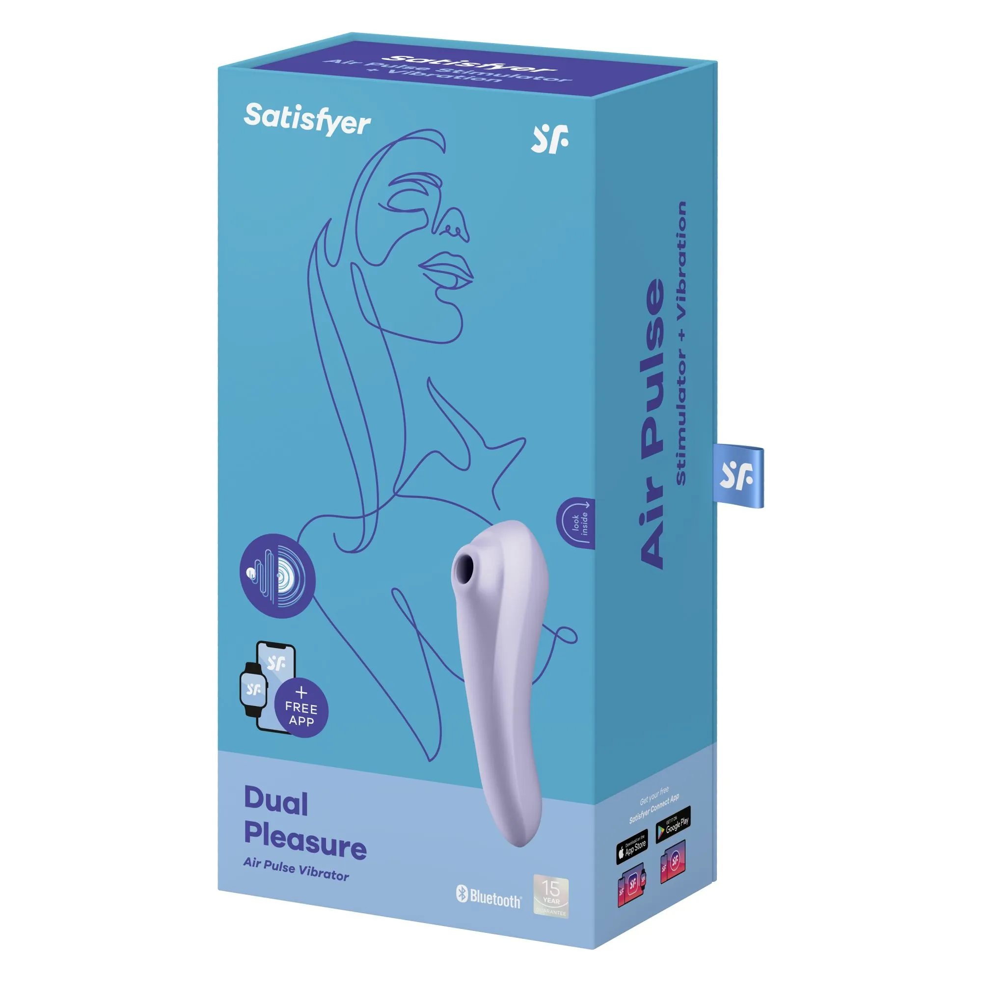 вакуумный массажер satisfyer dual pleasure mauve 003108sa в Симферополе
