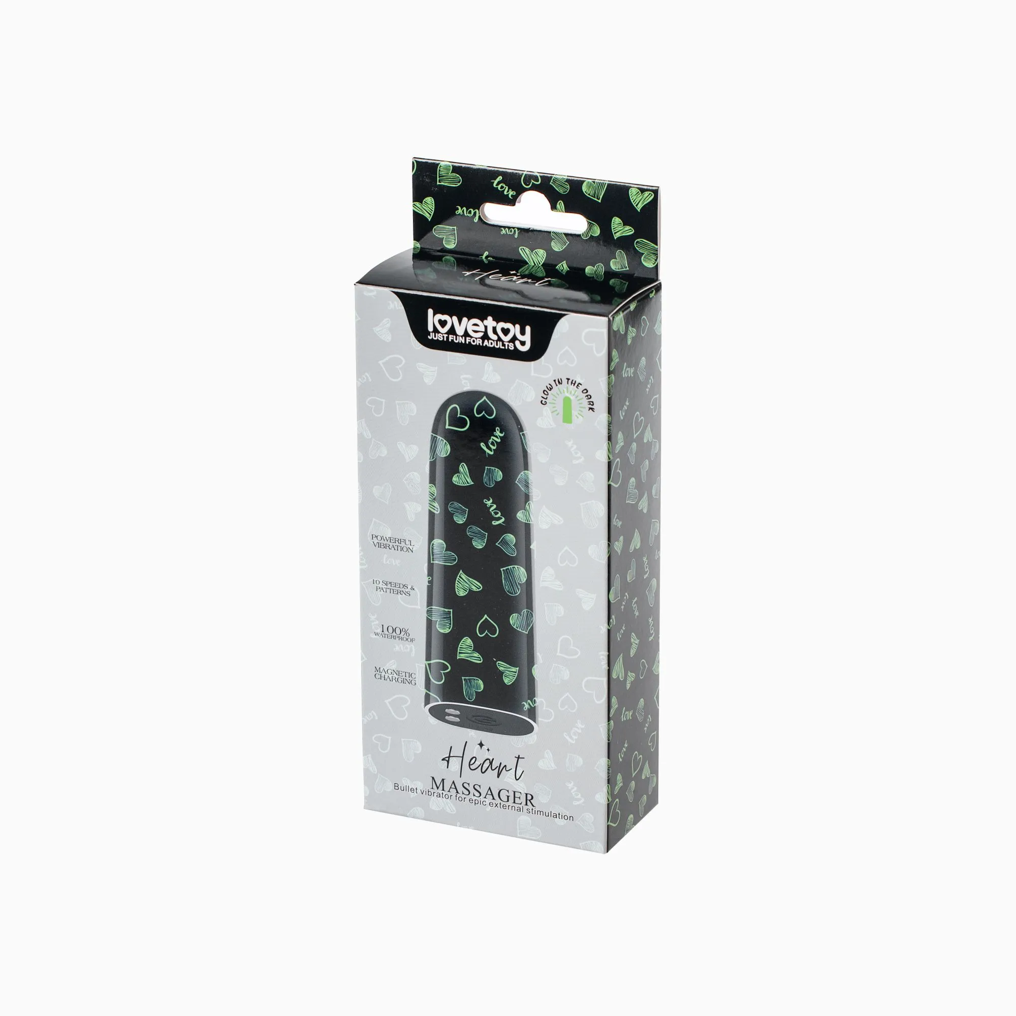  вибропуля lovetoy glow-in-the-dark heart_светится в темноте в Симферополе