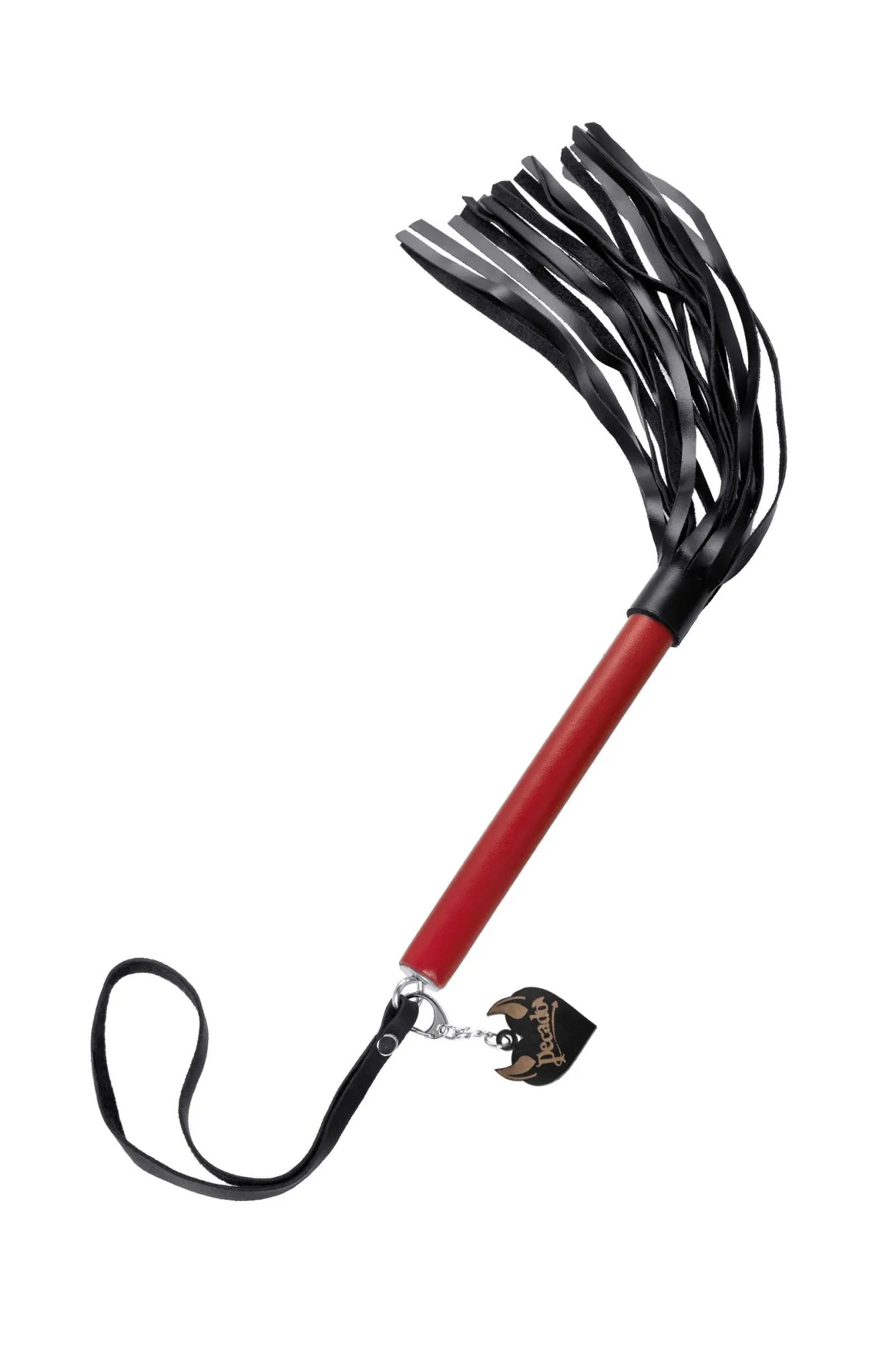 плеть pecado bdsm, красная рукоять, чёрные хлысты, натуральная кожа в Симферополе