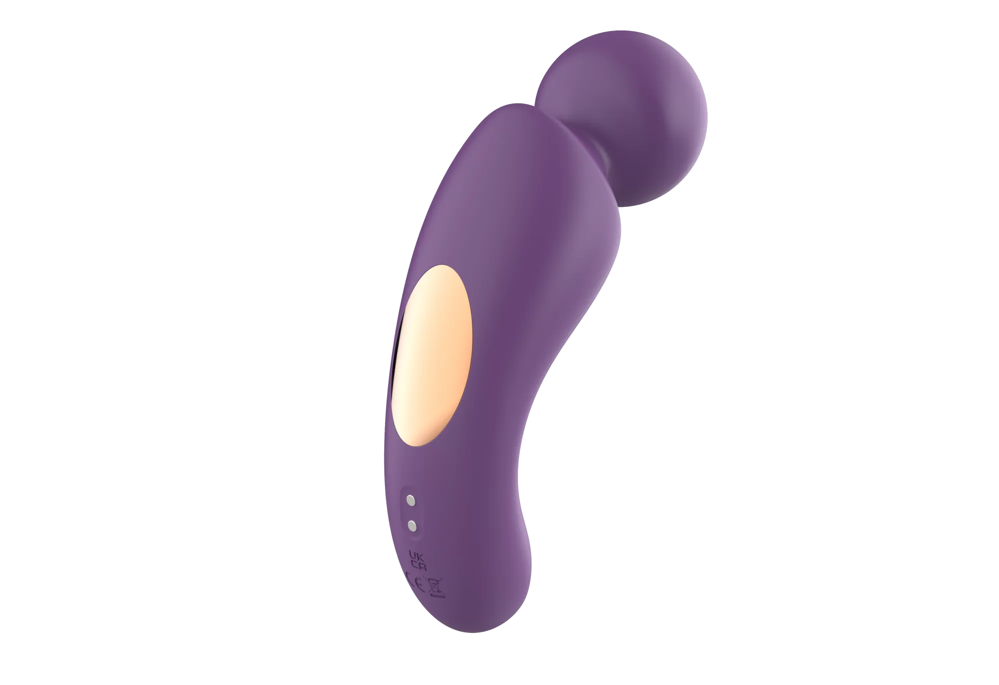 вибратор- вонд с изогнутым корпусом secwell sw24125-purple в Симферополе