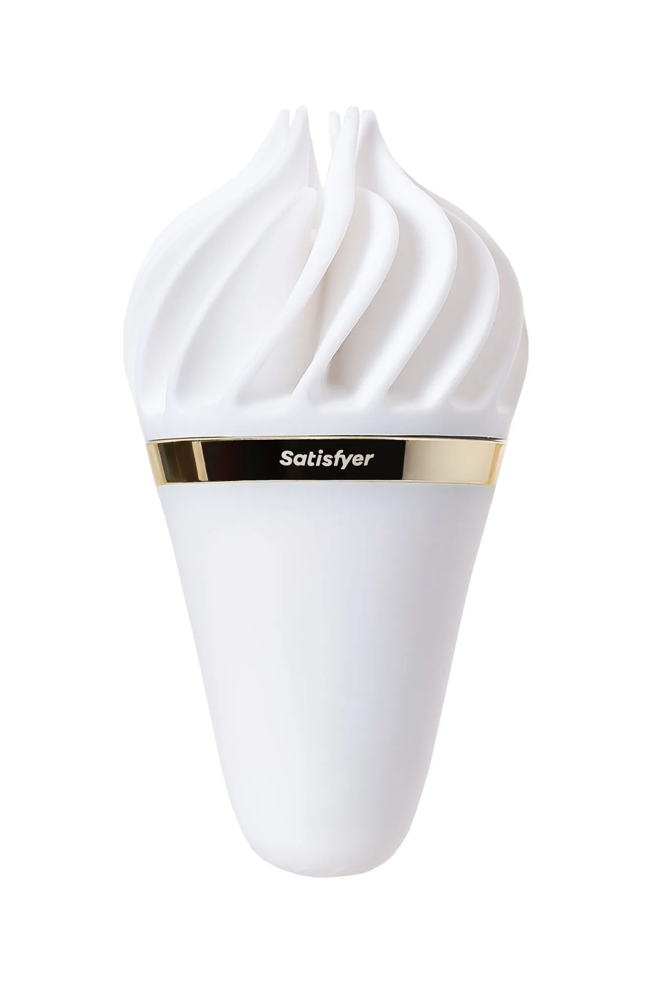 вибромассажер satisfyer layons sweet treat, силикон, белый, 10,4 см. в Симферополе