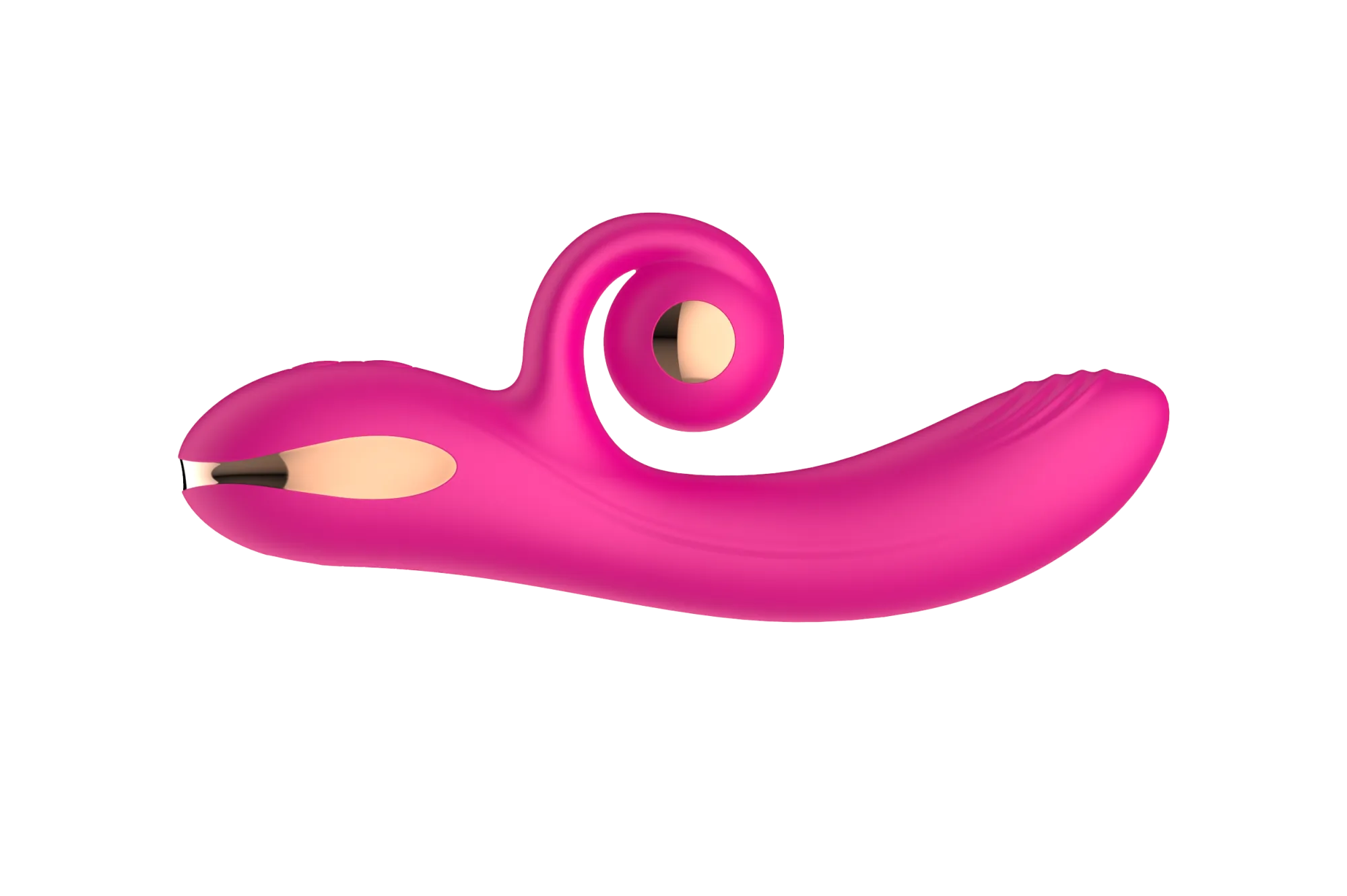 силиконовый вибратор-кролик с функцией вращения sw3052-hot-pink в Симферополе