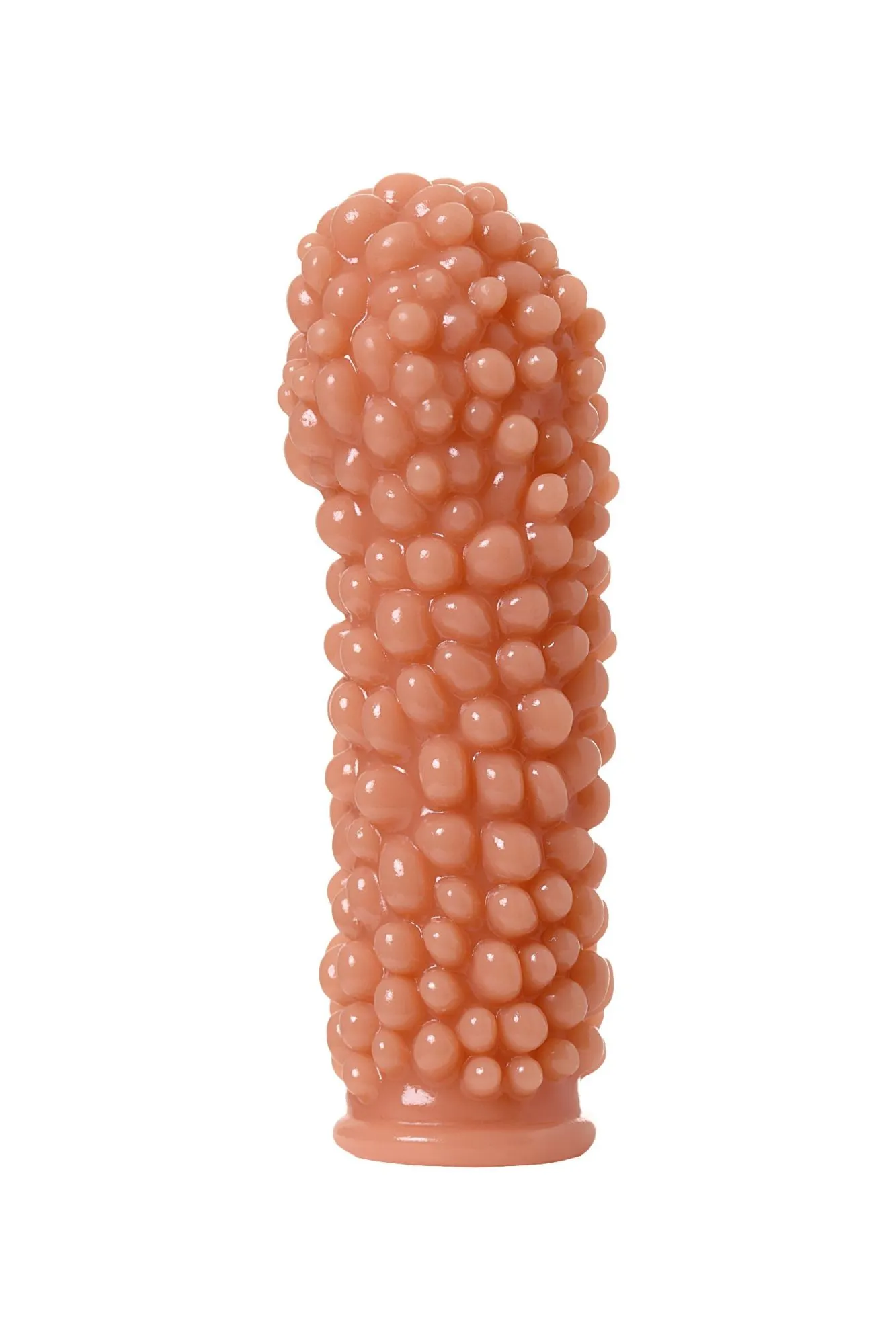 насадка kokos  с дополнительной стимуляцией, реалистичная,tpe, телесный, 14.7 см в Симферополе