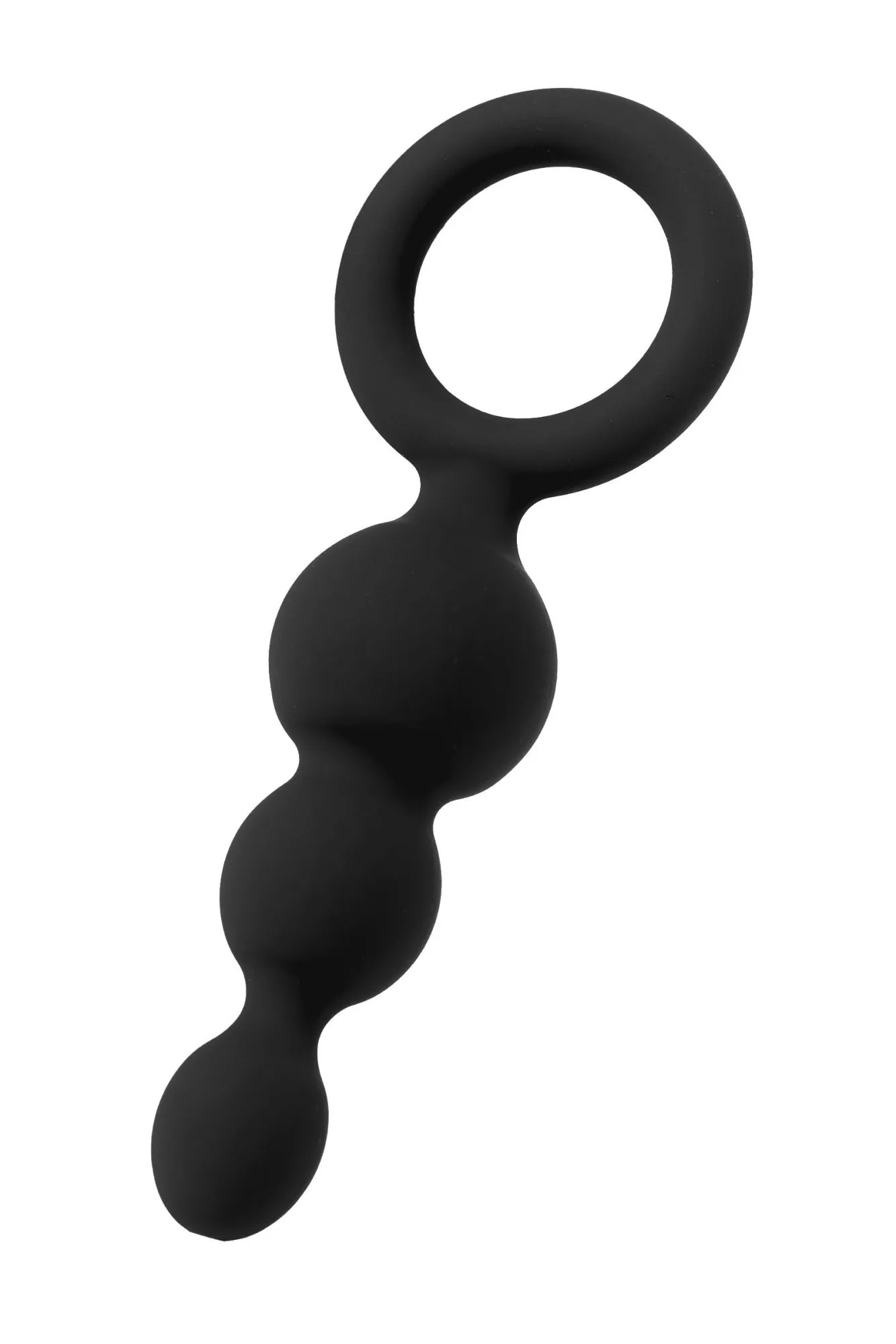 набор анальных плагов satisfyer, силикон, чёрный, 13,5 см. в Симферополе