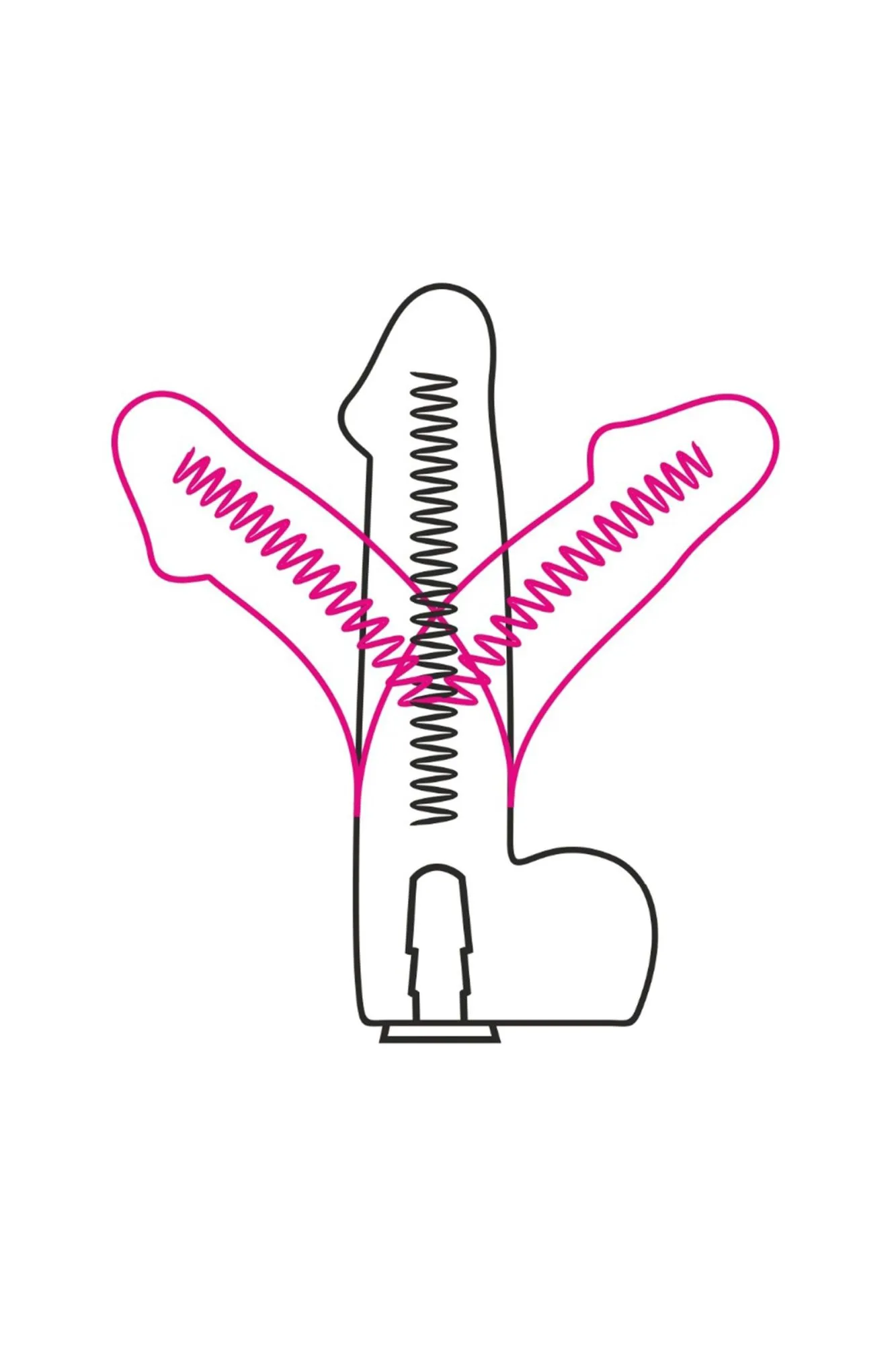 фаллоимитатор неоскин на присоске flex & fix sistem lovetoy, tpr, телесный, 21 см в Симферополе