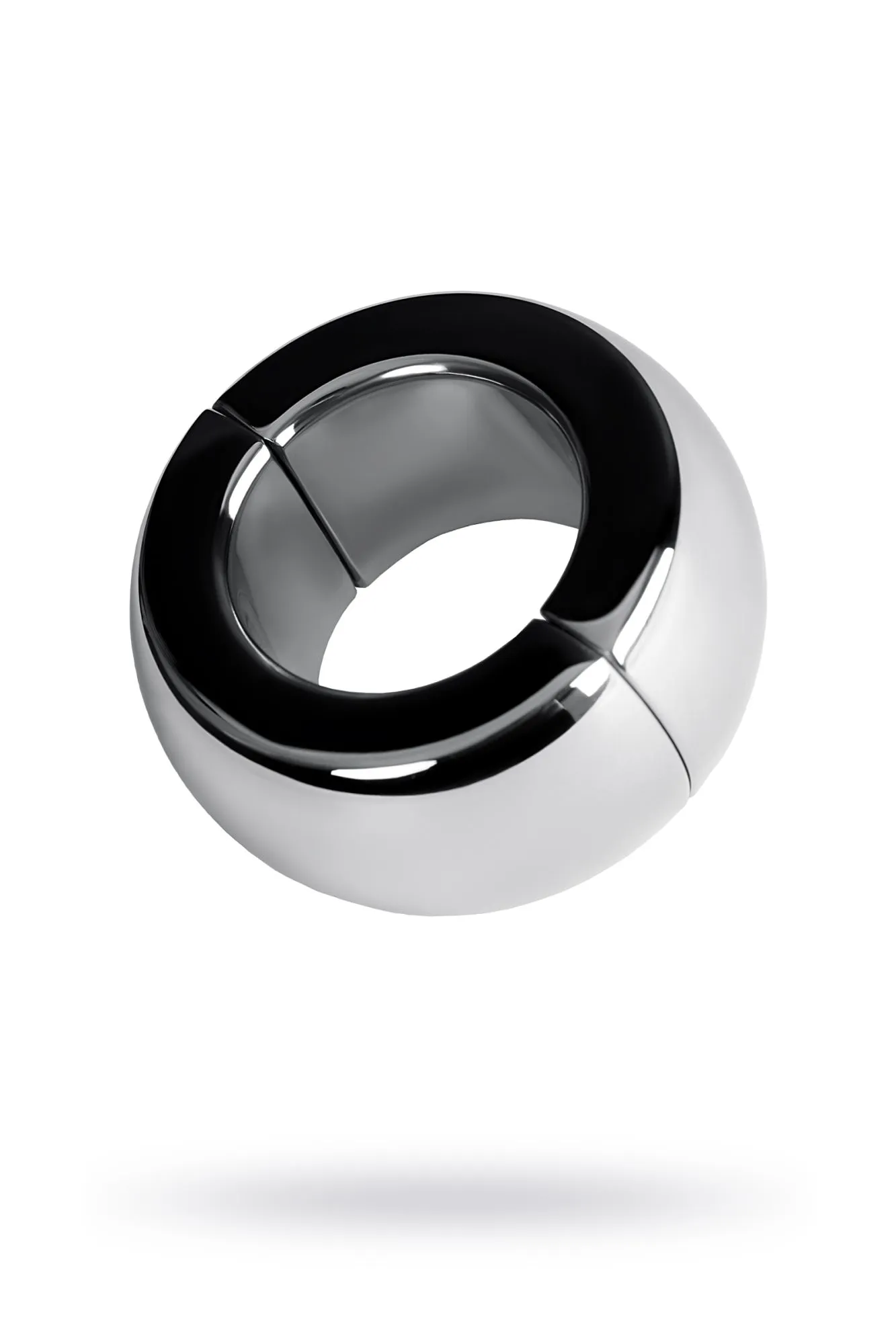 утяжелитель на мошонку metal by toyfa на магнитах, серебряный в Симферополе