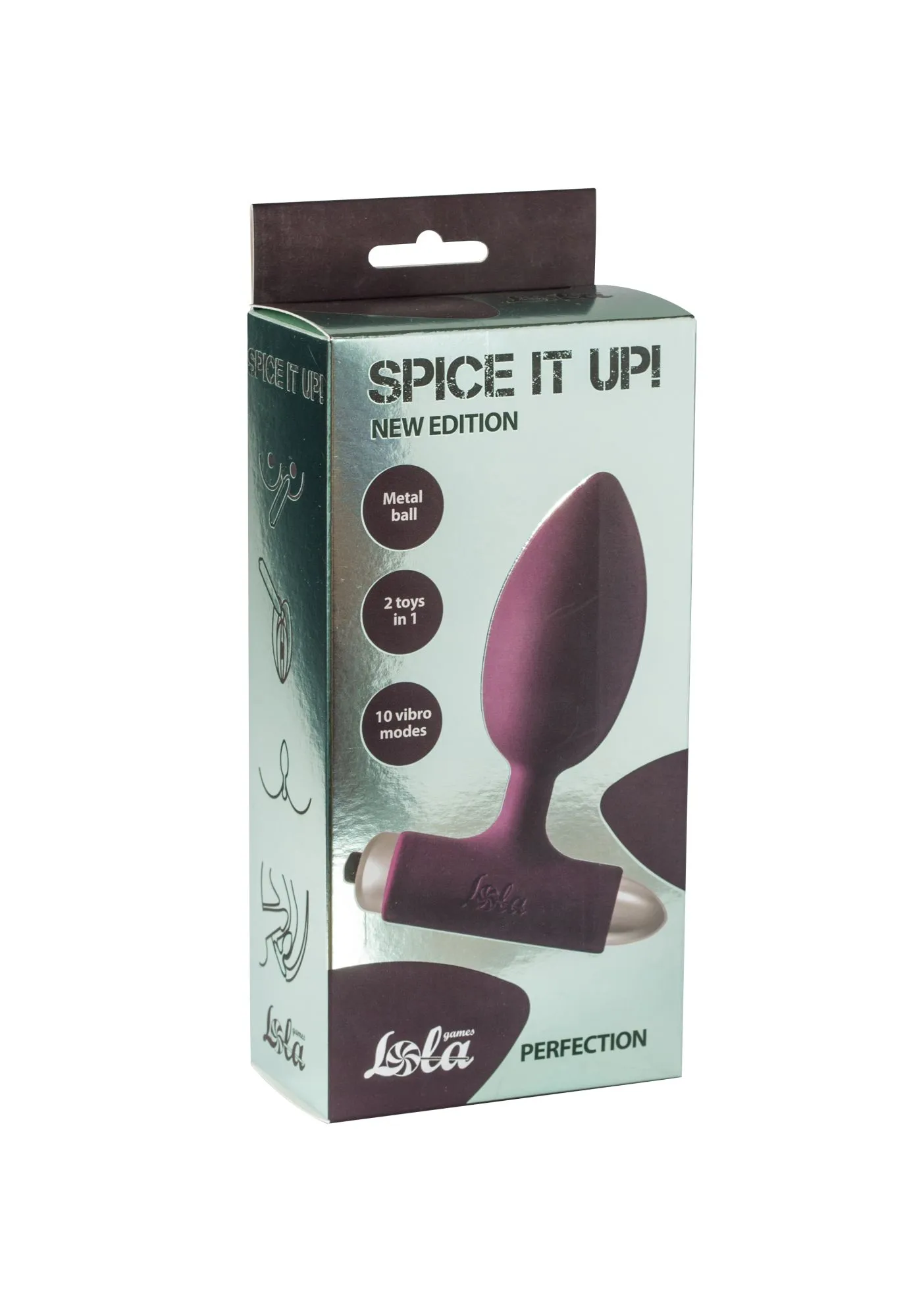анальная пробка с вибрацией spice it up new edition perfection wine red 8014-03lola в Симферополе