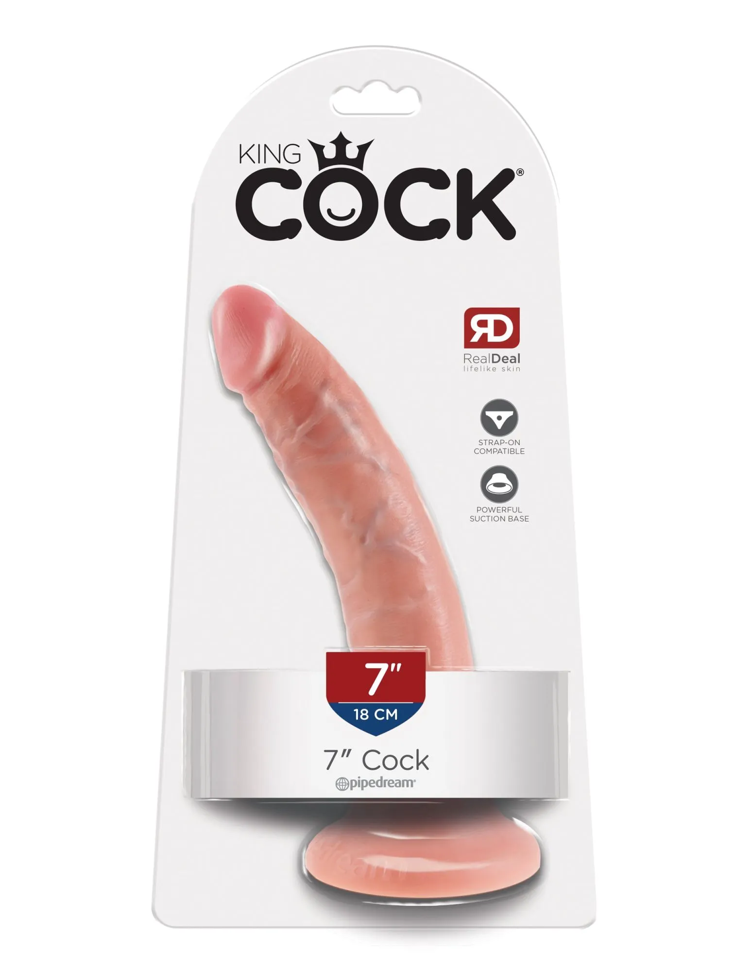 фаллоимитатор king cock 7" cock - flesh pipedream 550221pd в Симферополе