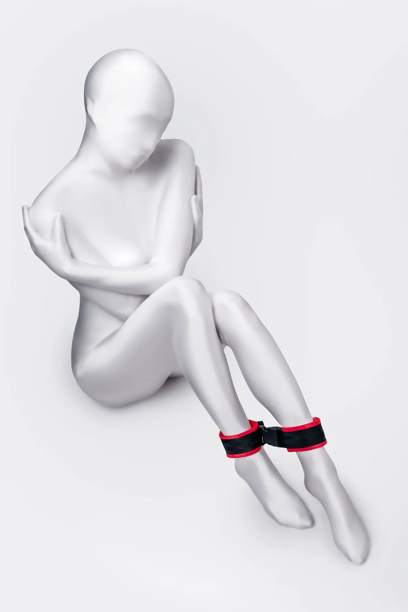 поножи anonymo #0156, велюр, красные, 29 см в Симферополе