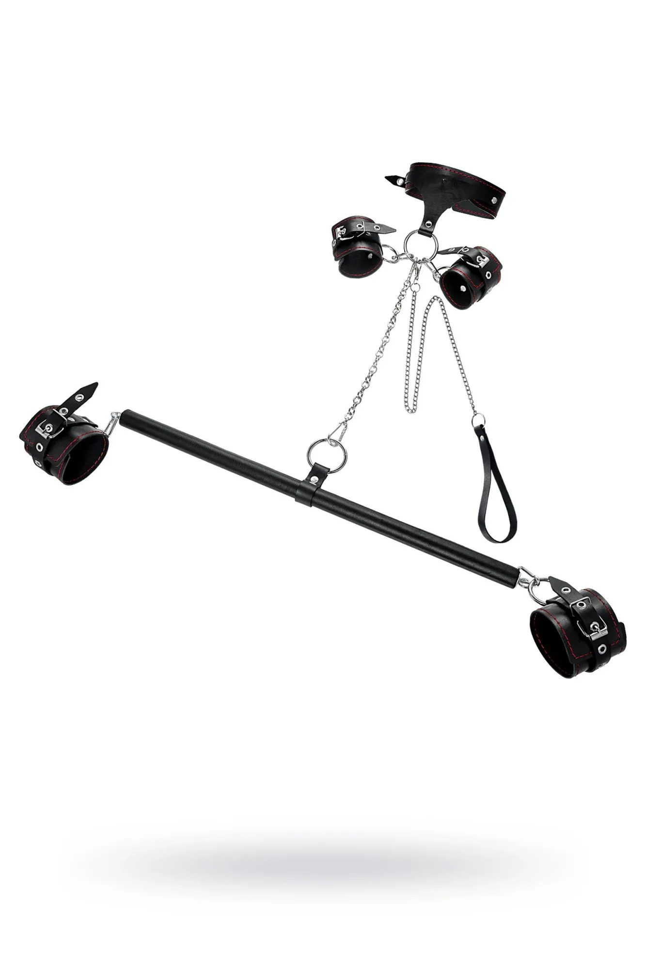 бондажный набор pecado bdsm, 3 точки фиксации, большая распорка, оковы, наручники, ошейник с кольцом в Симферополе