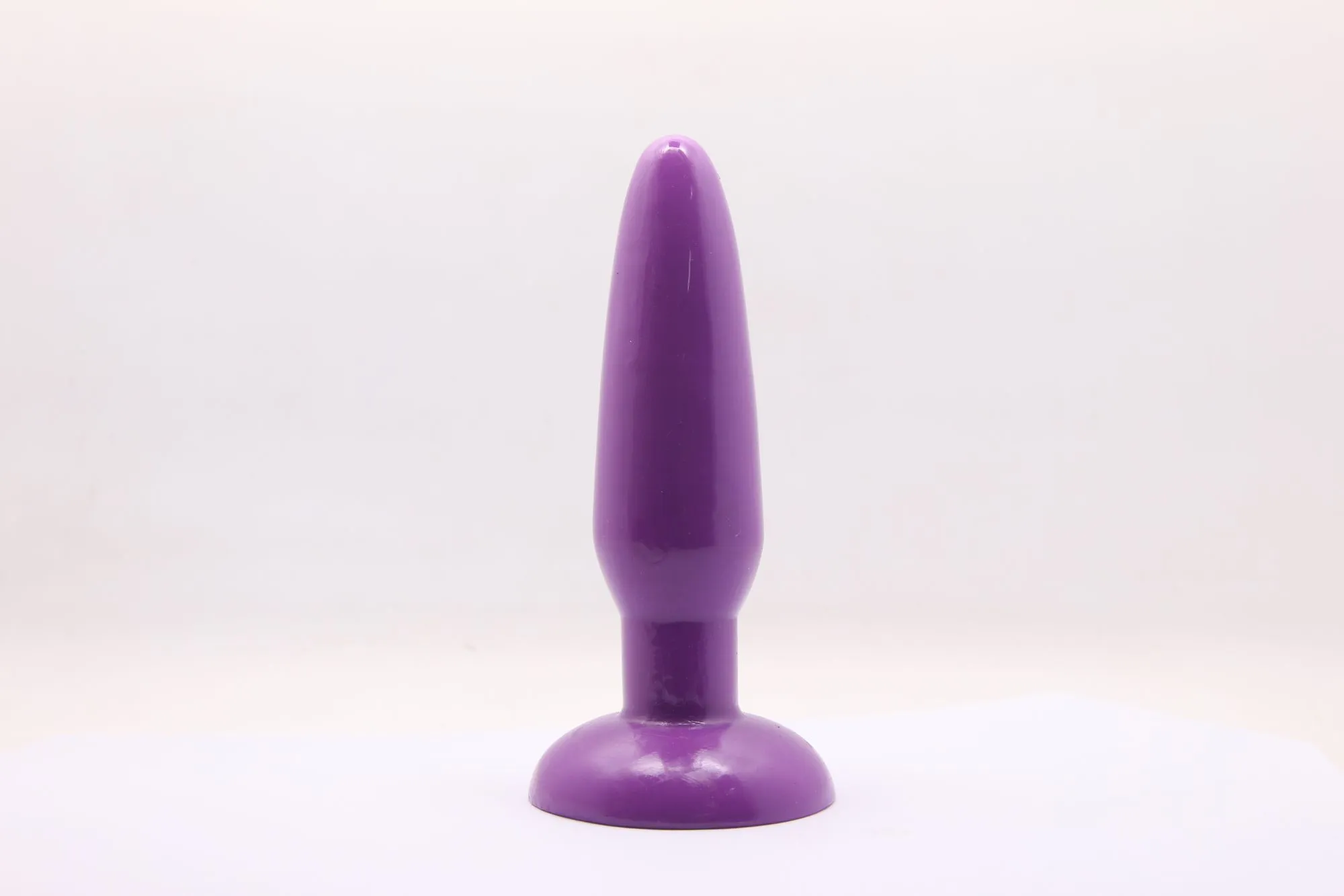 анальная пробка с присоской 3,7 см purple bi-017001r в Симферополе