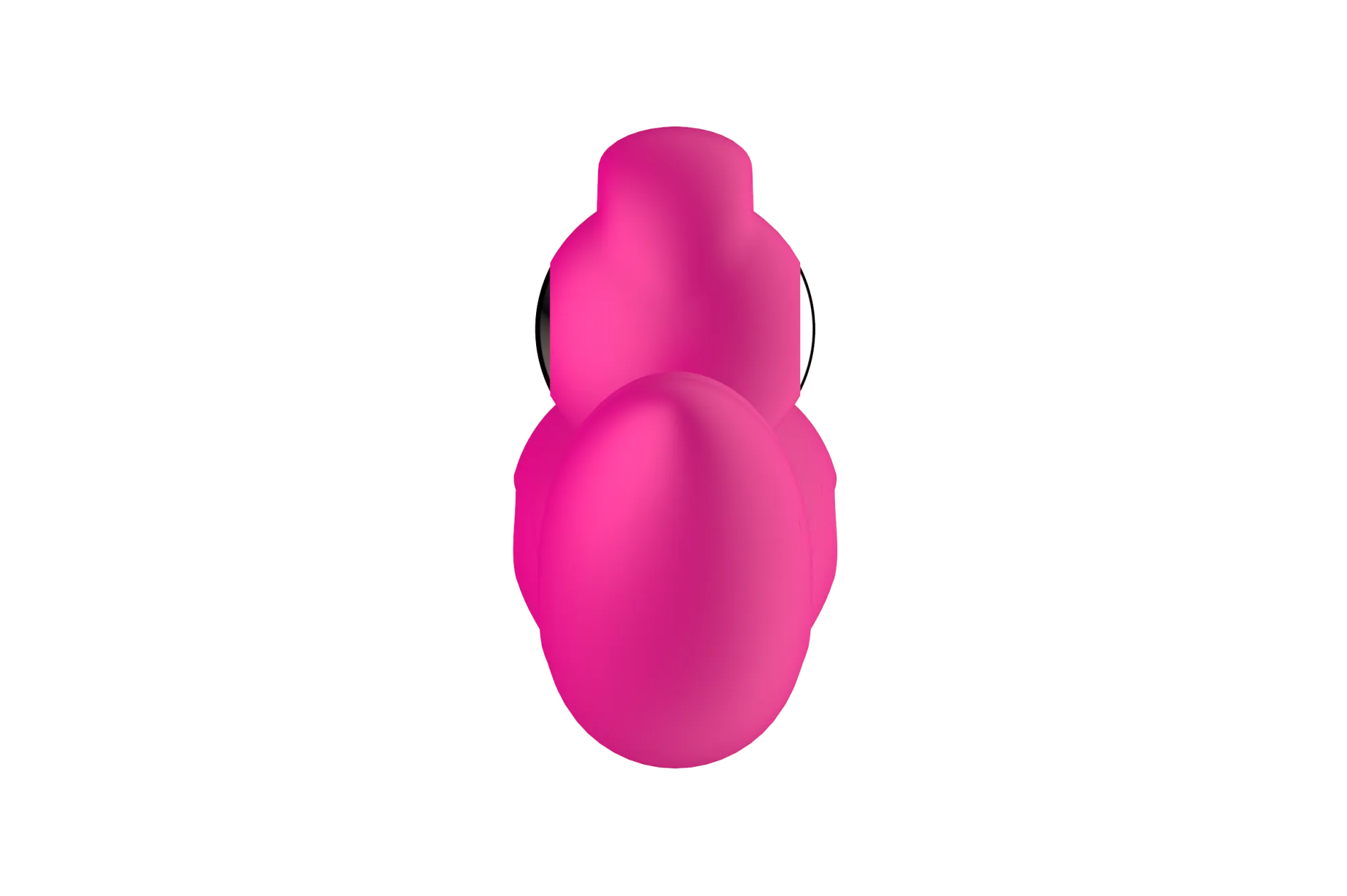 силиконовый вибратор-кролик с функцией вращения sw3052-hot-pink в Симферополе