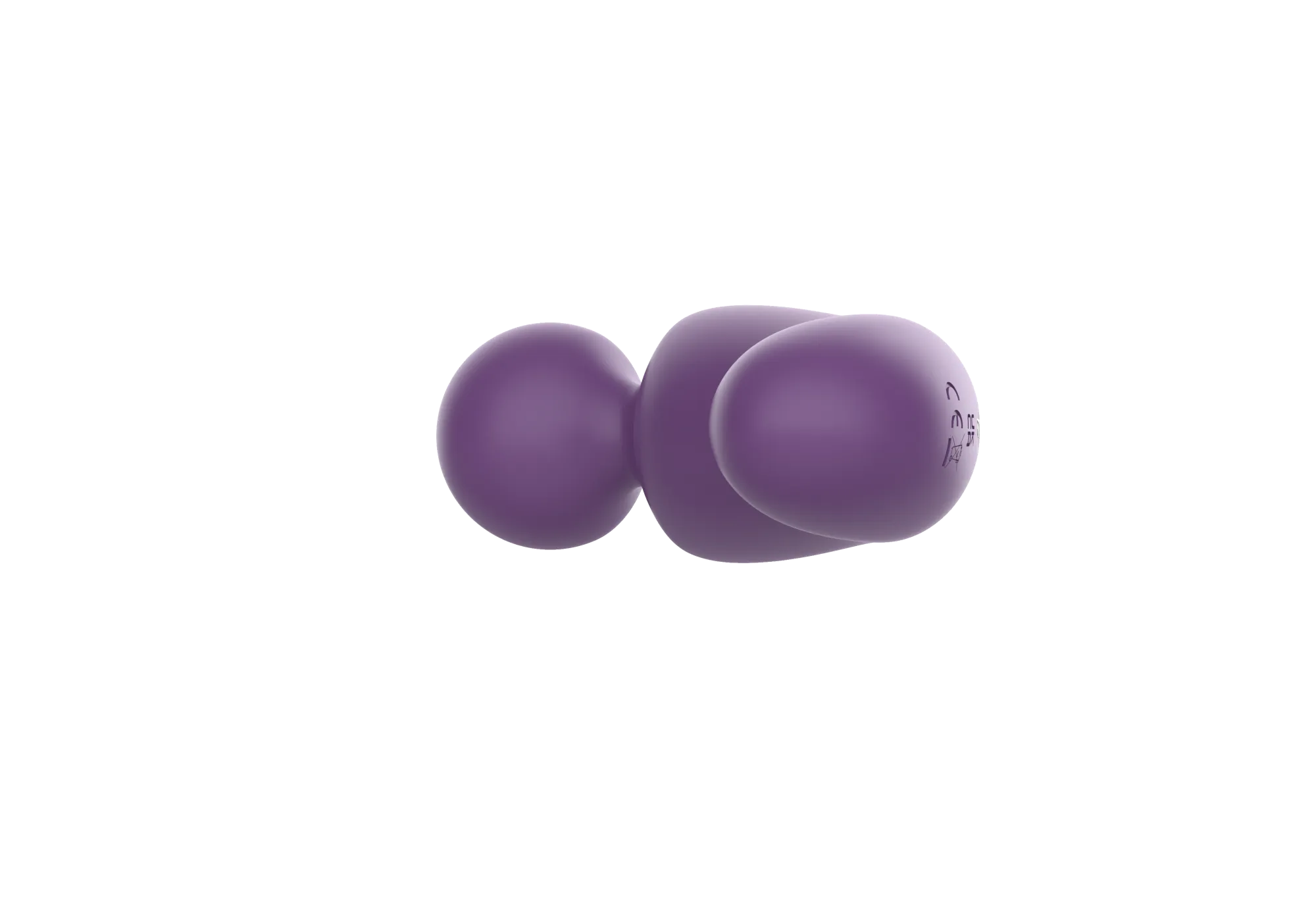 вибратор- вонд с изогнутым корпусом secwell sw24125-purple в Симферополе