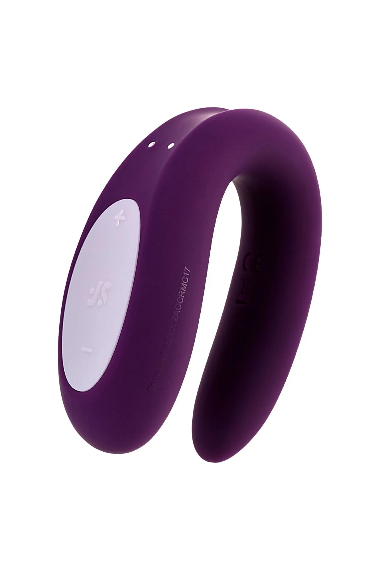 многофункциональный стимулятор для пар satisfyer partner double joy, силикон, фиолетовый, 18 см. в Симферополе