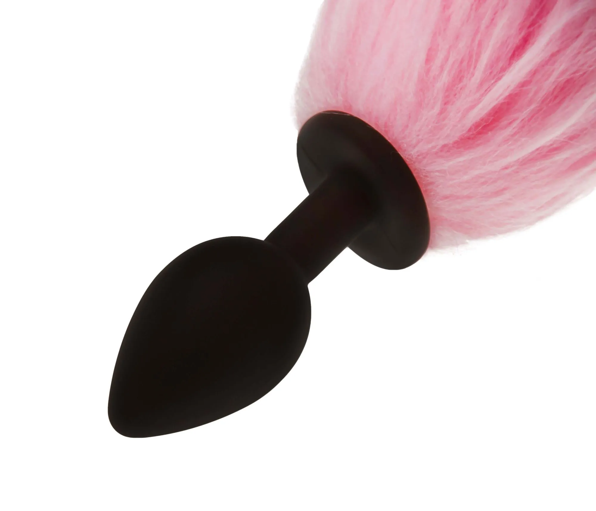 led пробка с длинным хвостом силиконовая, розовая в Симферополе