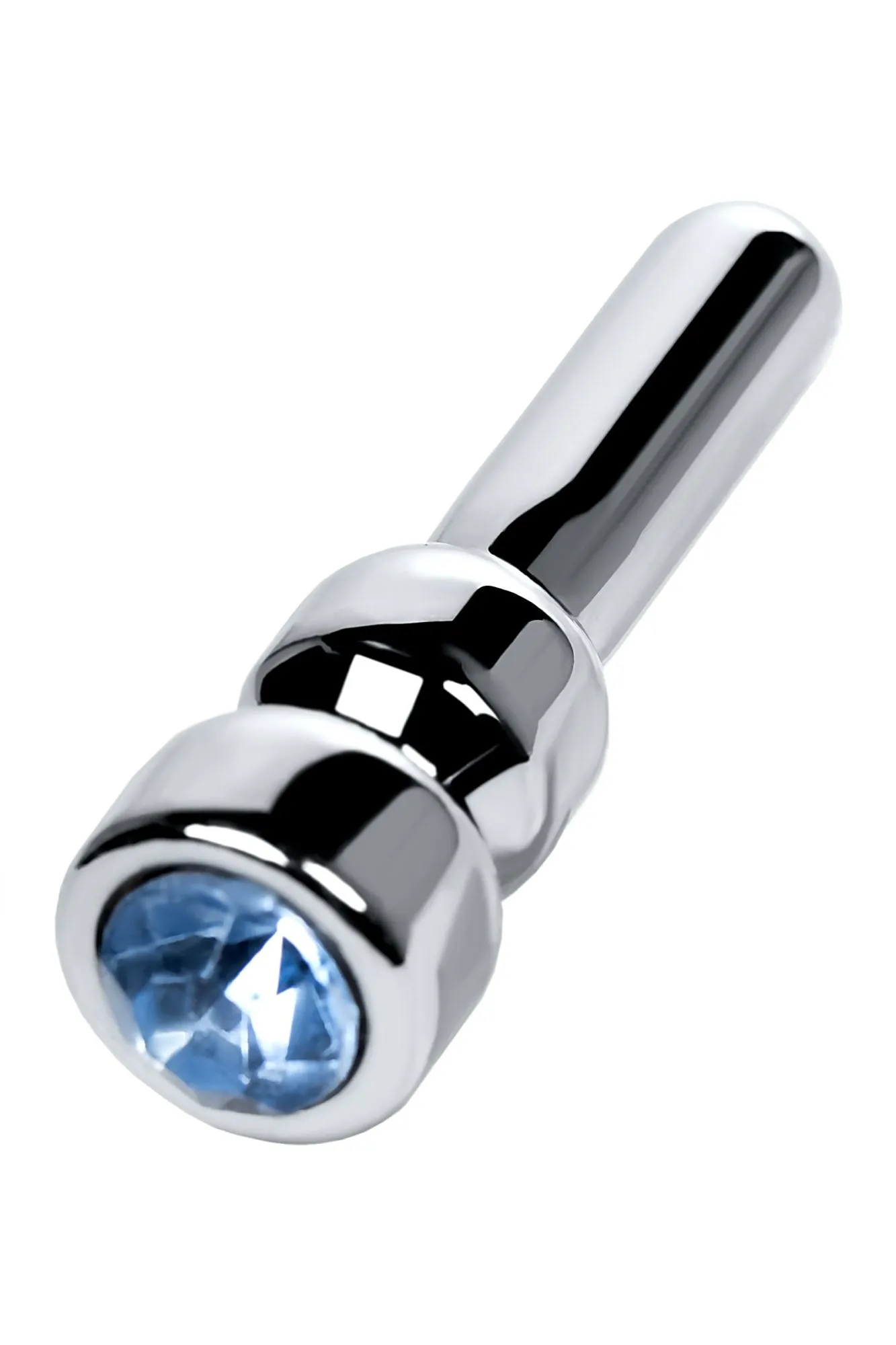 уретральный плаг со стразом малый, toyfa metal, серебряный в Симферополе