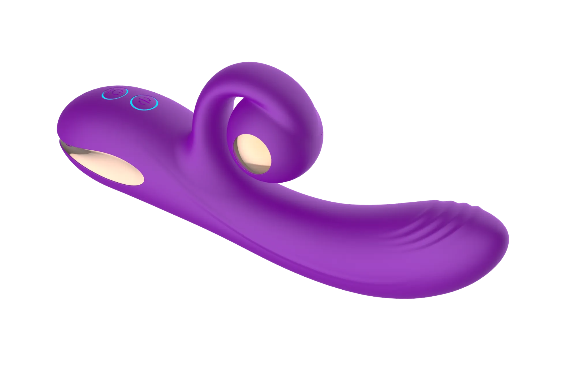 силиконовый вибратор-кролик с функцией вращения sw3052-purple в Симферополе