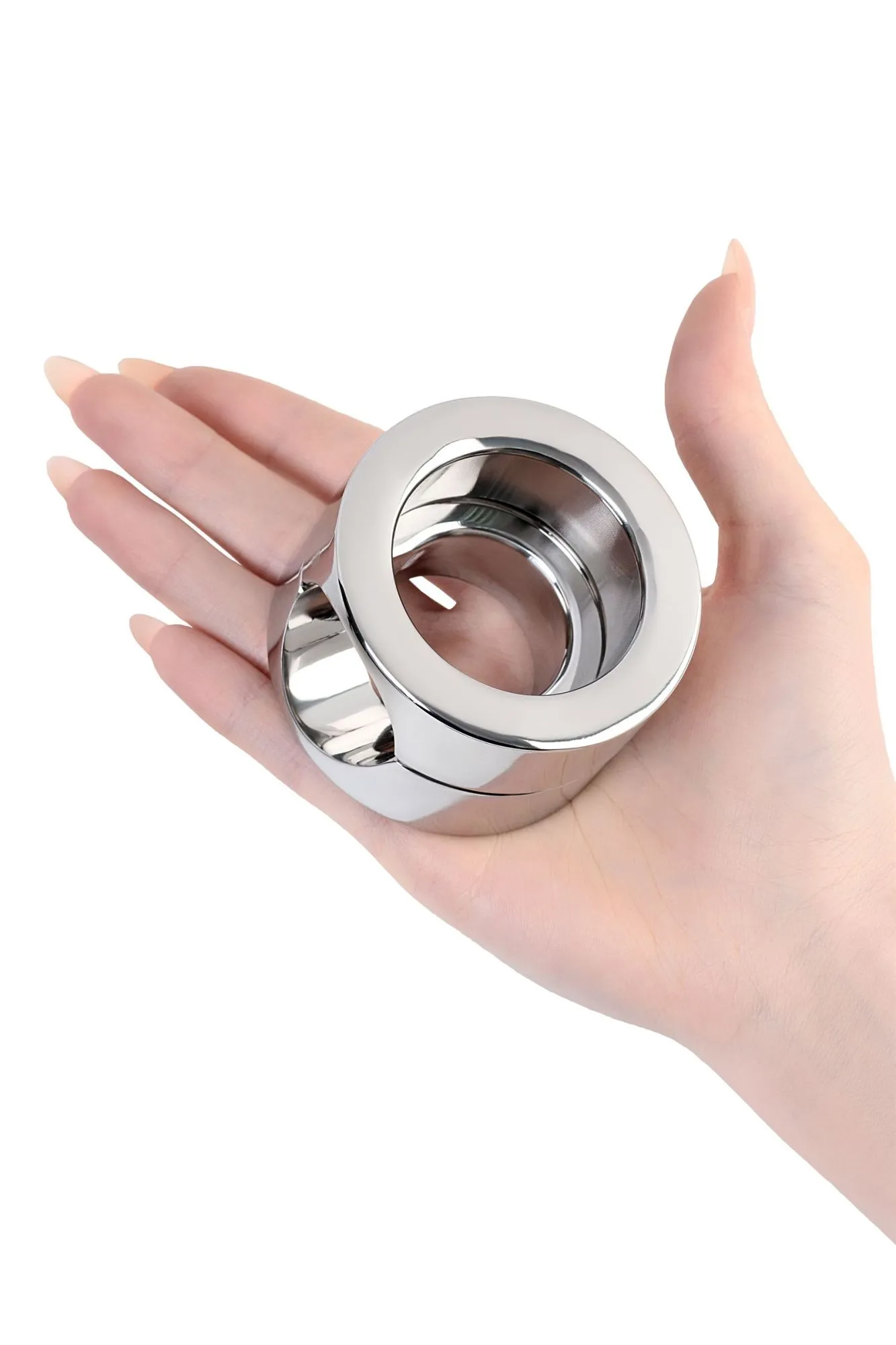 утяжелитель на пенис и мошонку toyfa metal, серебряный в Симферополе