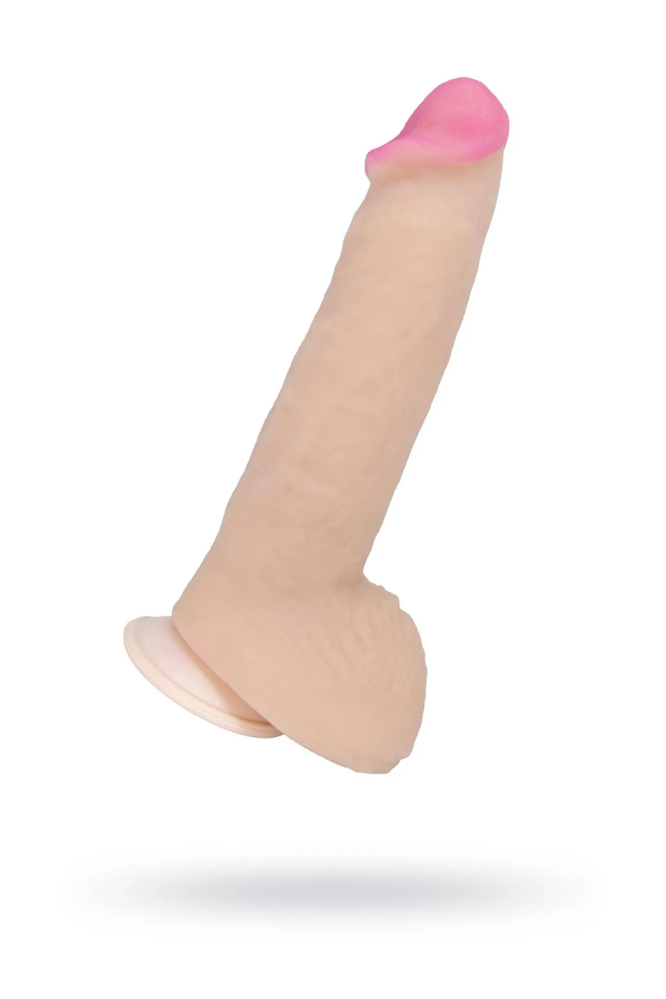 фаллоимитатор неоскин на присоске real next lovetoy, tpr, телесный, 23 см в Симферополе