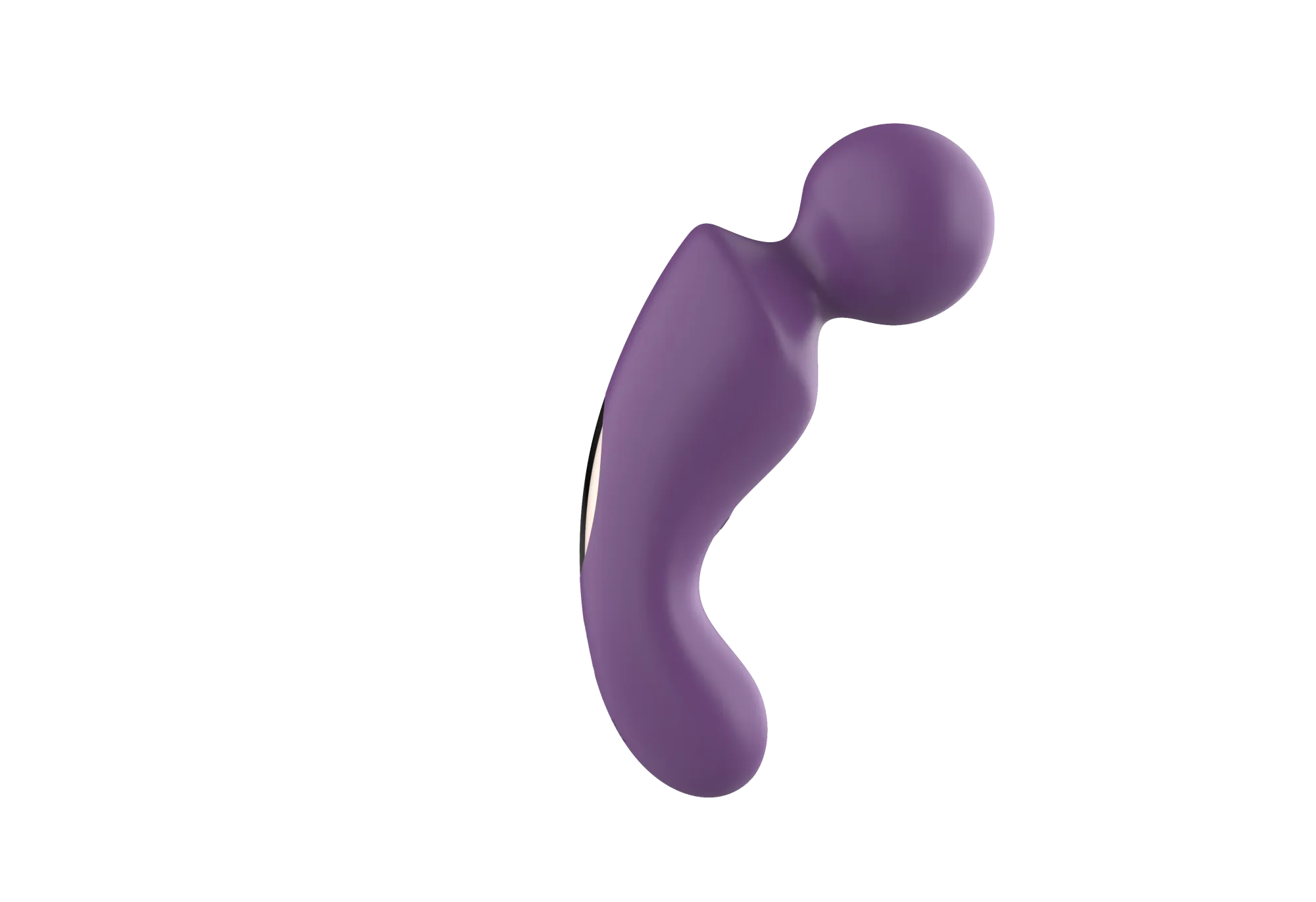 вибратор- вонд с изогнутым корпусом secwell sw24125-purple в Симферополе